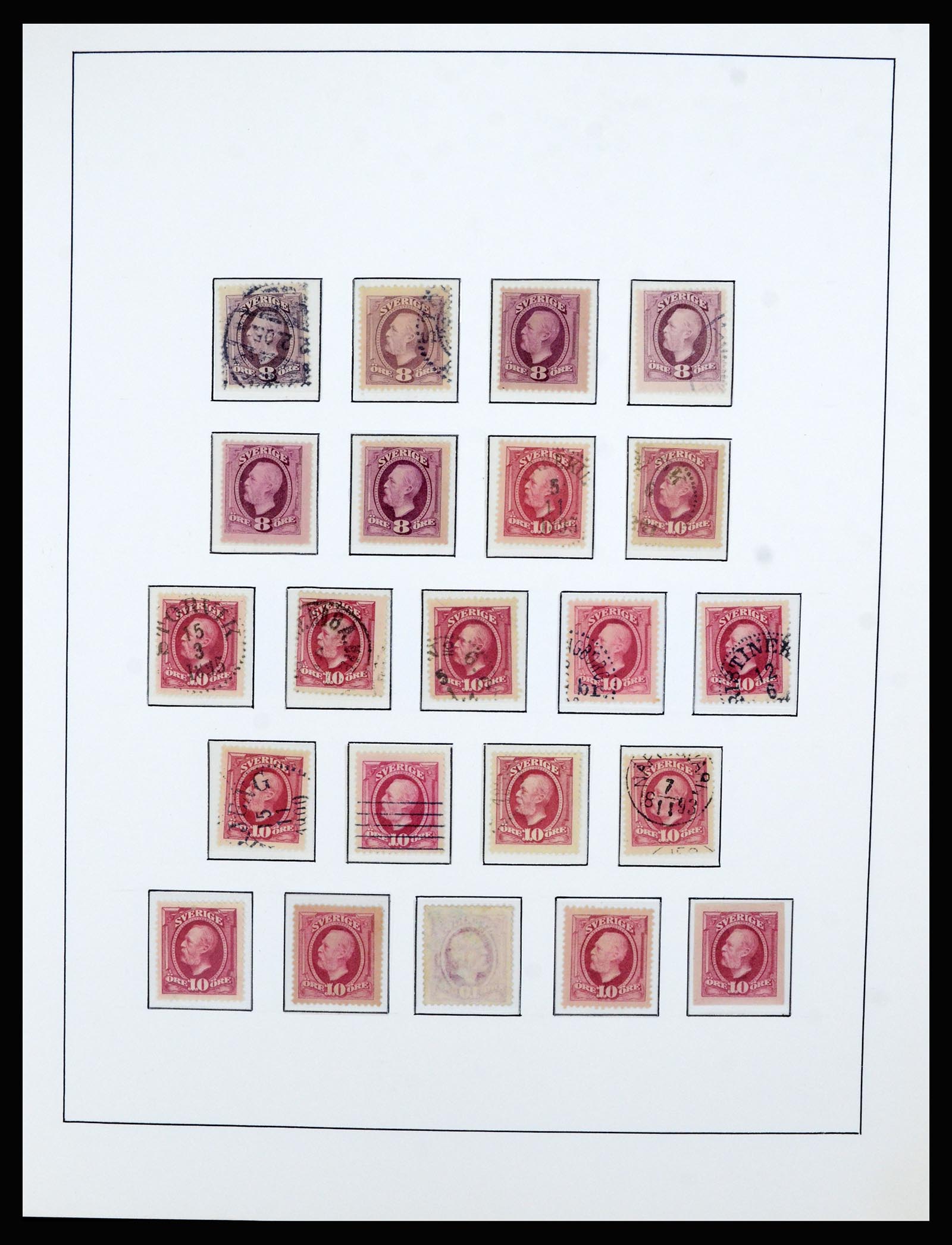 36482 018 - Postzegelverzameling 36482 Zweden 1855-1975.