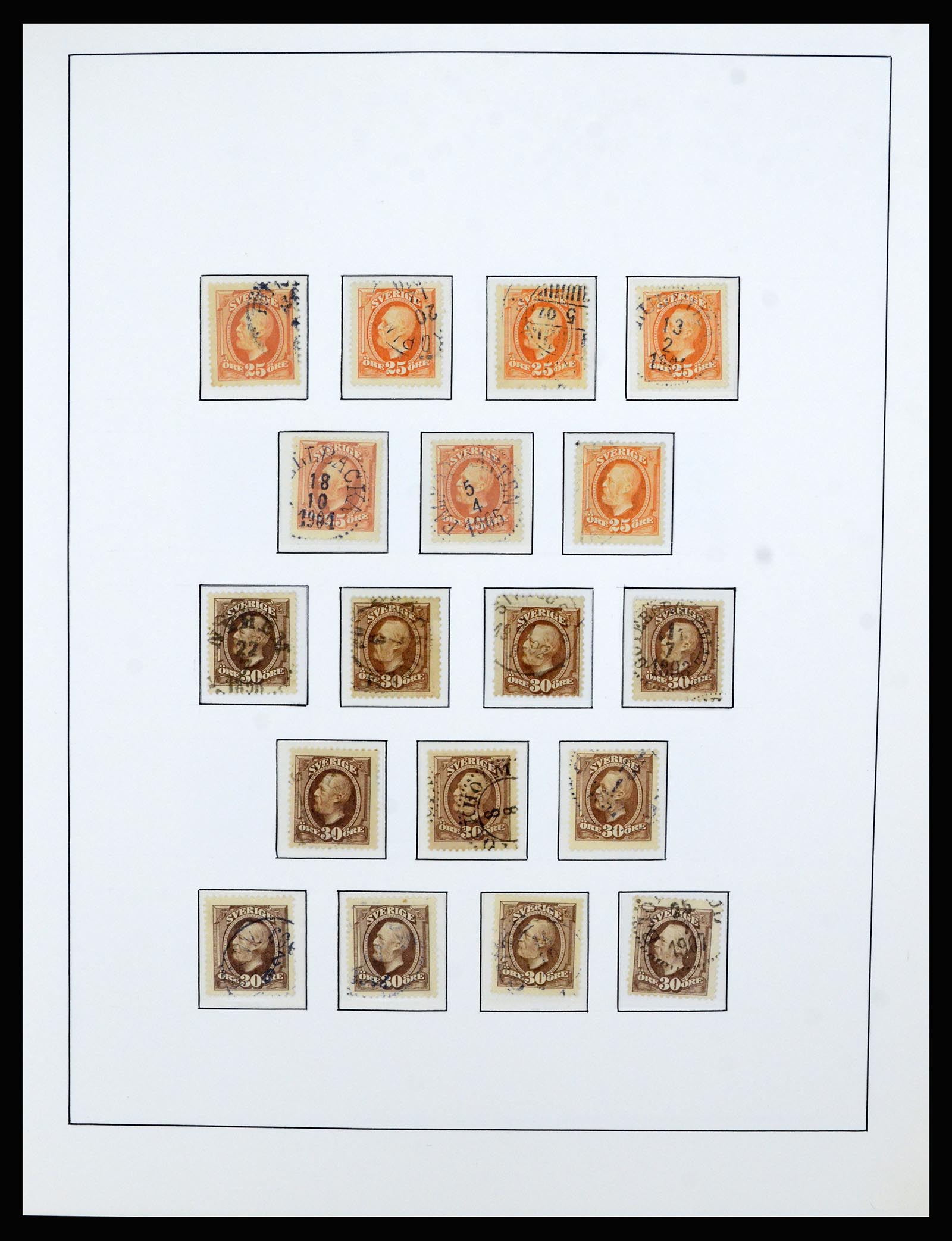 36482 020 - Postzegelverzameling 36482 Zweden 1855-1975.