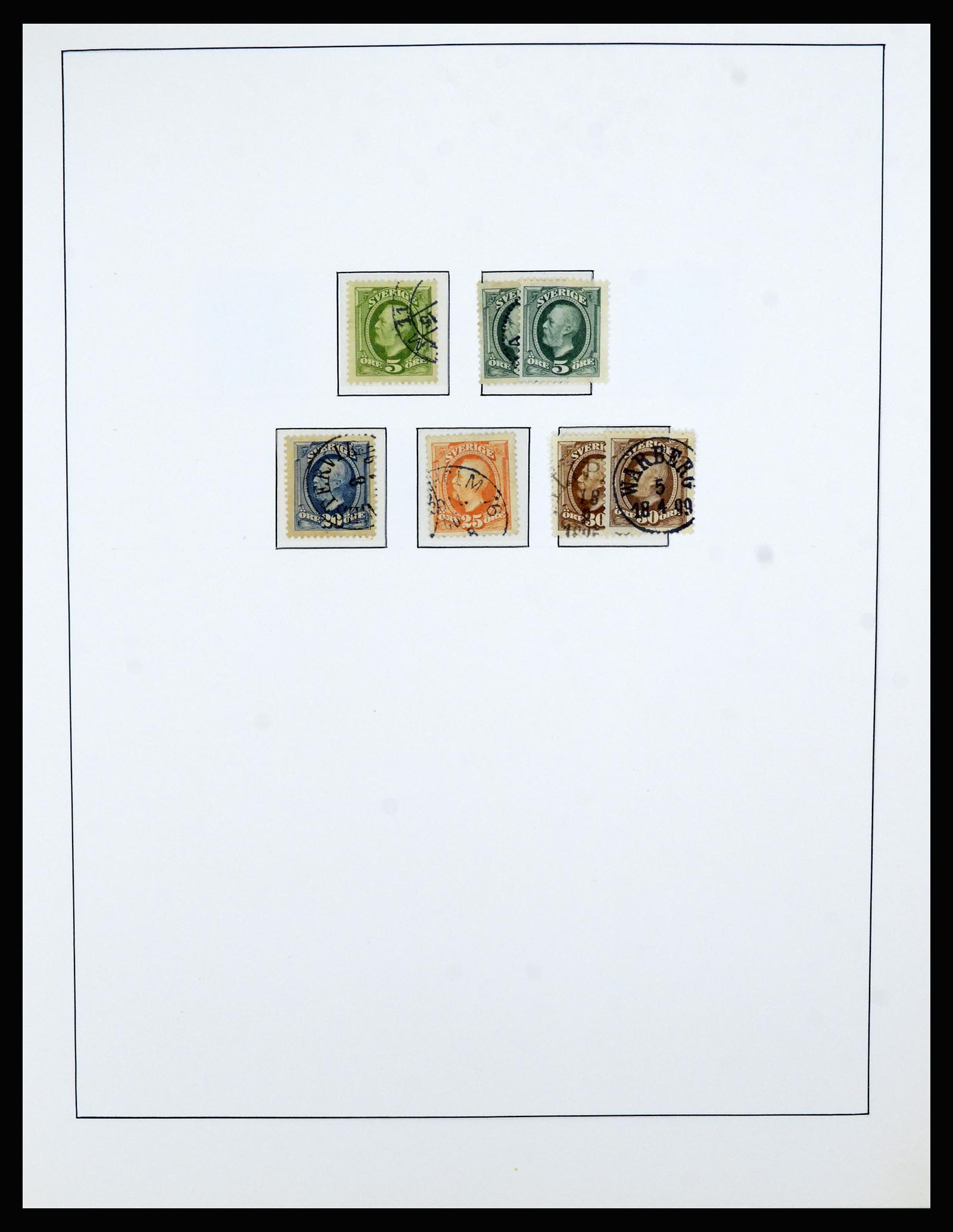 36482 022 - Postzegelverzameling 36482 Zweden 1855-1975.