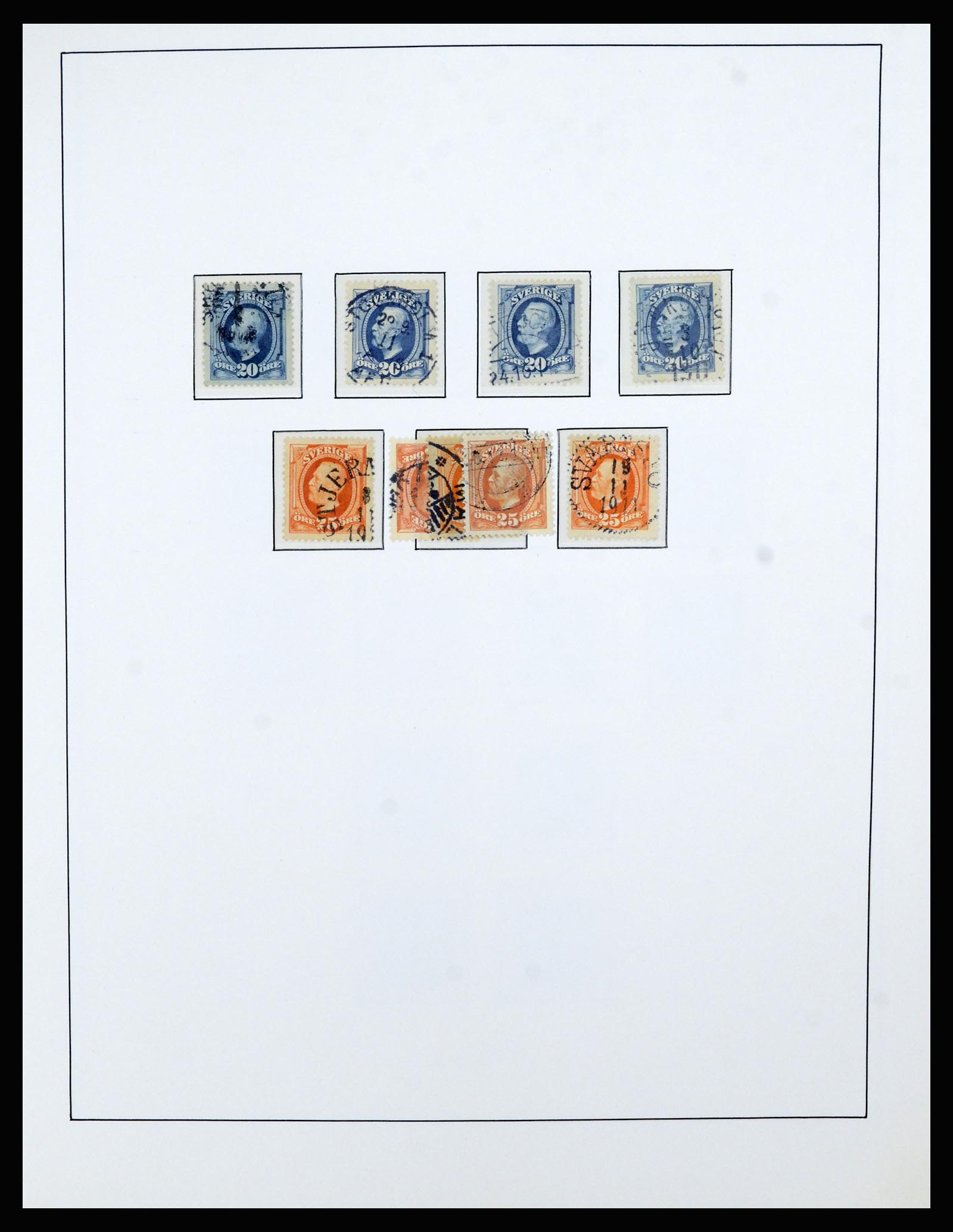 36482 023 - Postzegelverzameling 36482 Zweden 1855-1975.