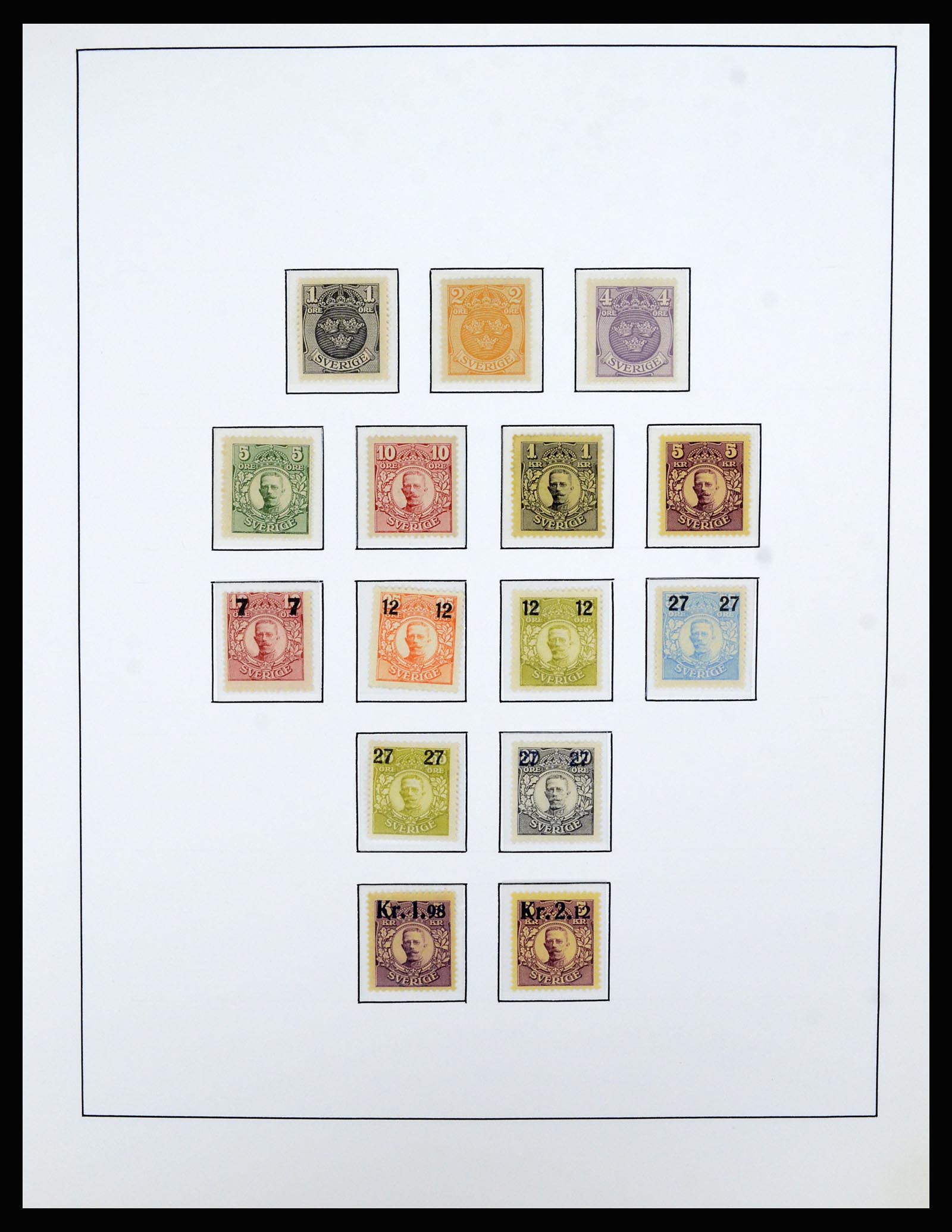 36482 024 - Postzegelverzameling 36482 Zweden 1855-1975.