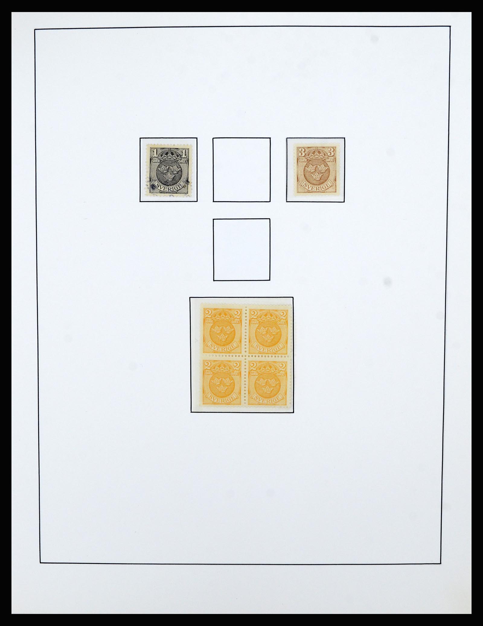 36482 027 - Postzegelverzameling 36482 Zweden 1855-1975.