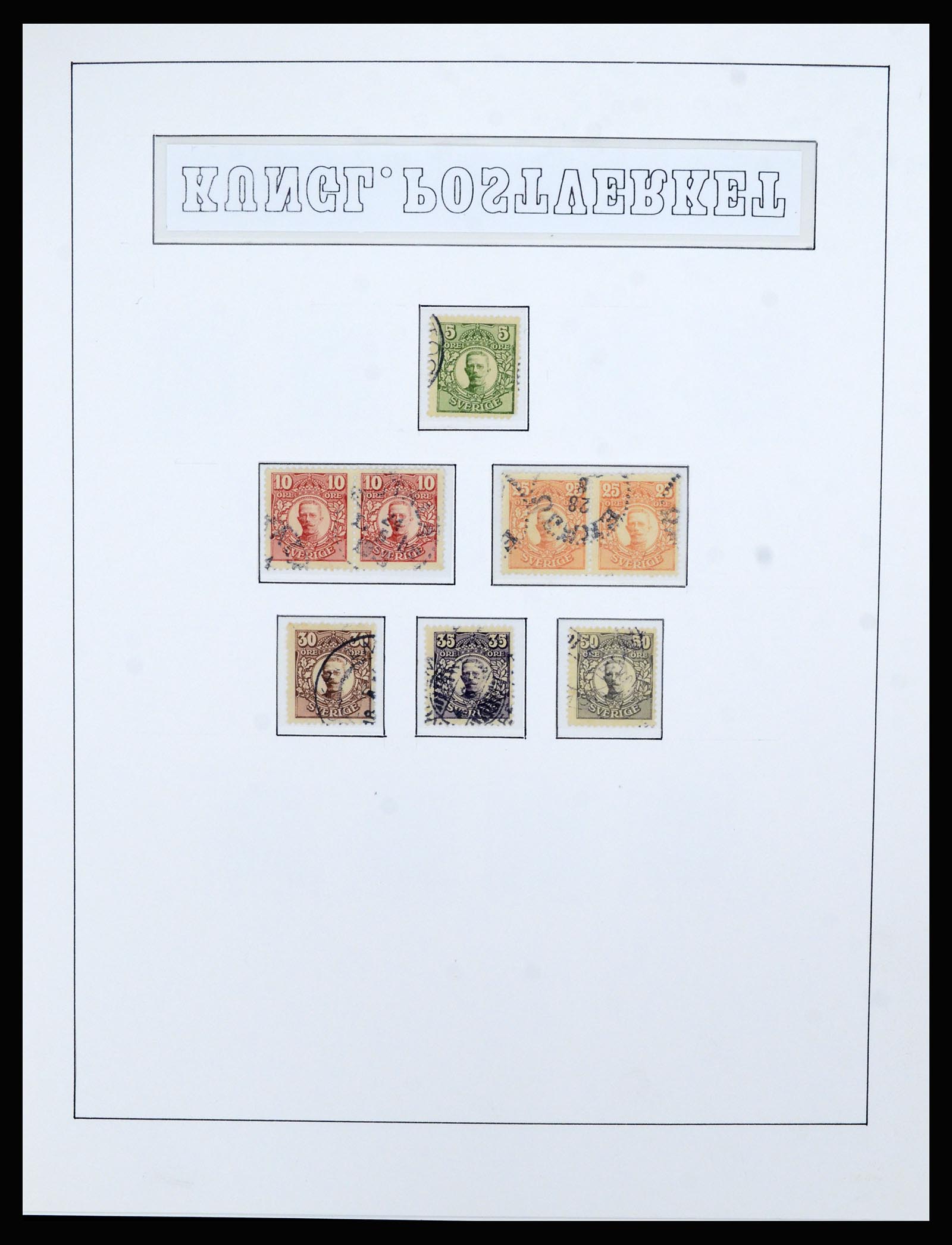 36482 033 - Postzegelverzameling 36482 Zweden 1855-1975.