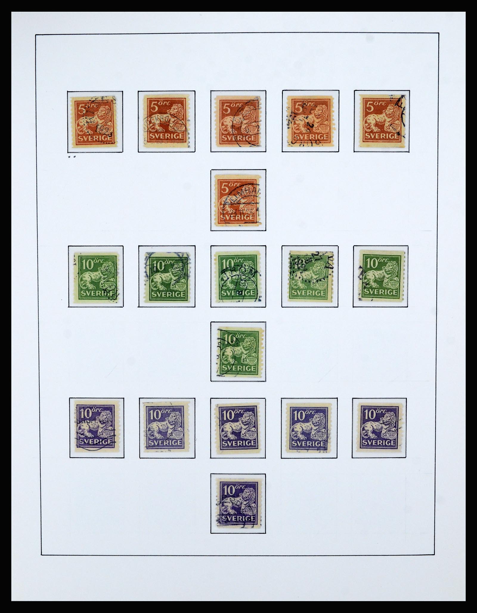 36482 048 - Postzegelverzameling 36482 Zweden 1855-1975.