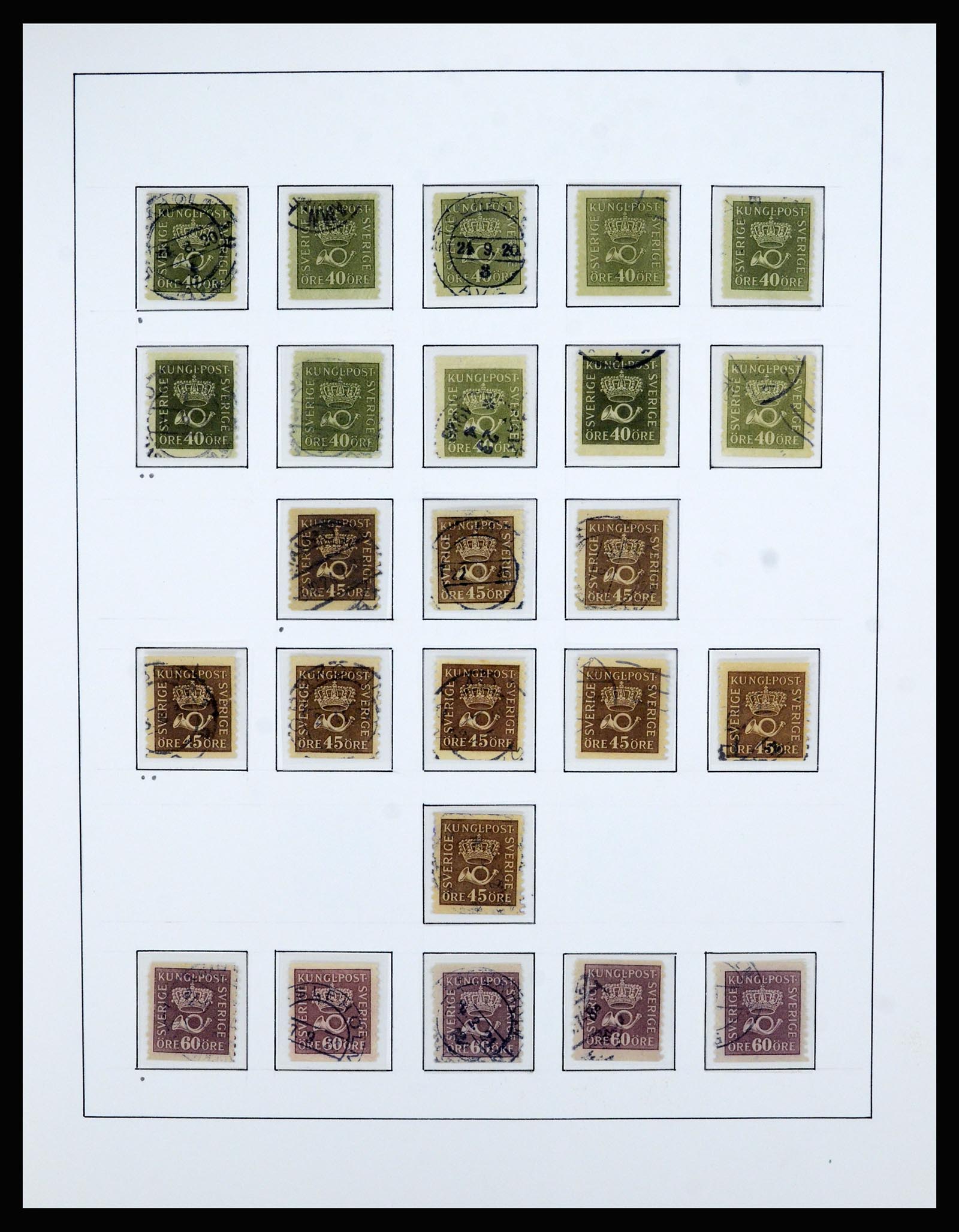 36482 051 - Postzegelverzameling 36482 Zweden 1855-1975.