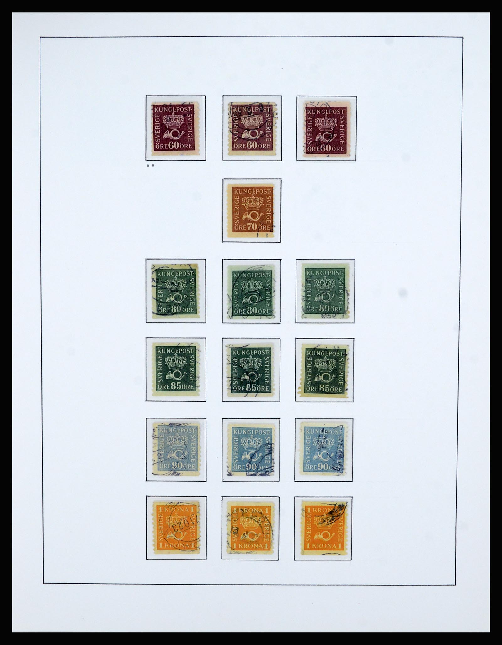 36482 052 - Postzegelverzameling 36482 Zweden 1855-1975.