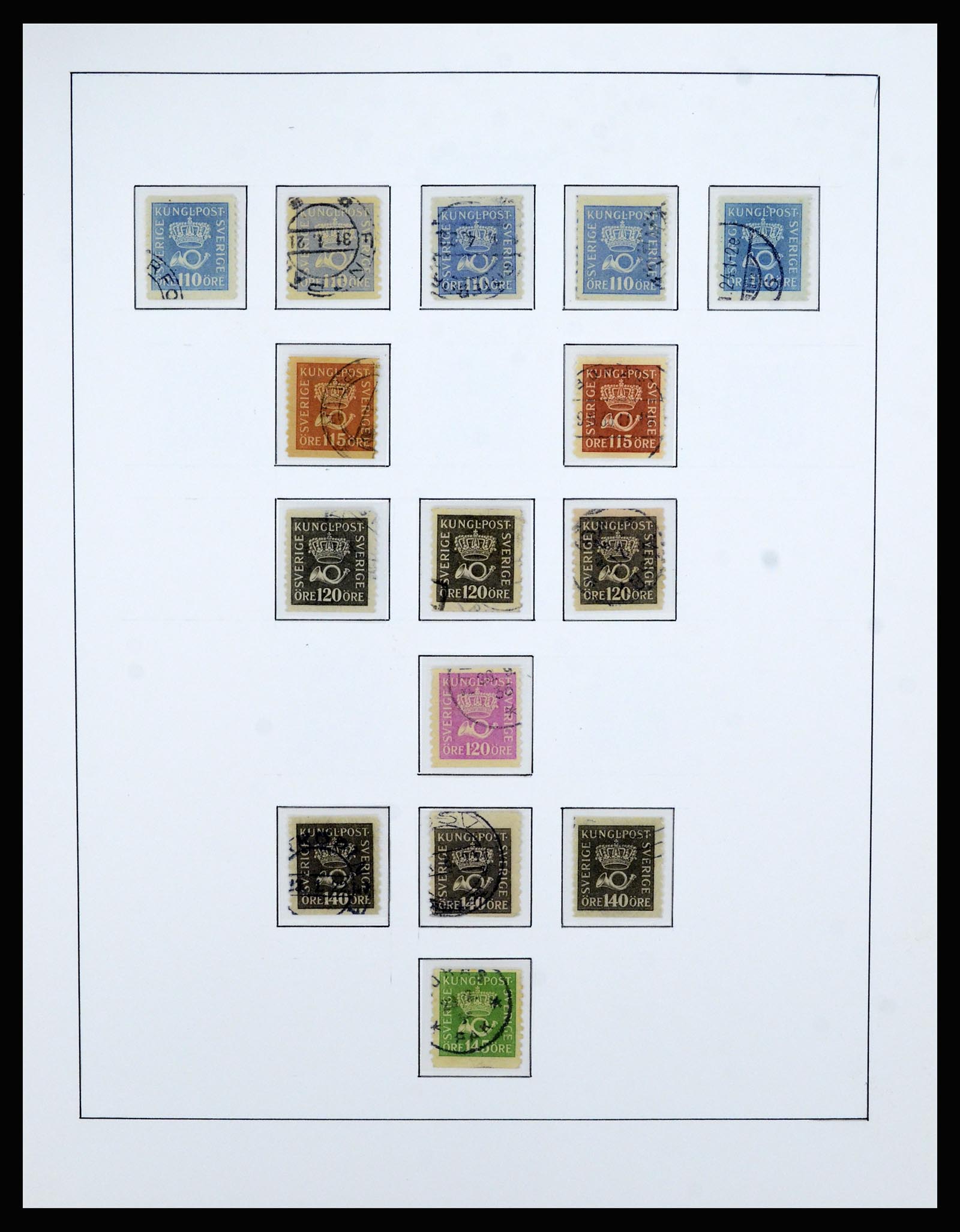 36482 053 - Postzegelverzameling 36482 Zweden 1855-1975.