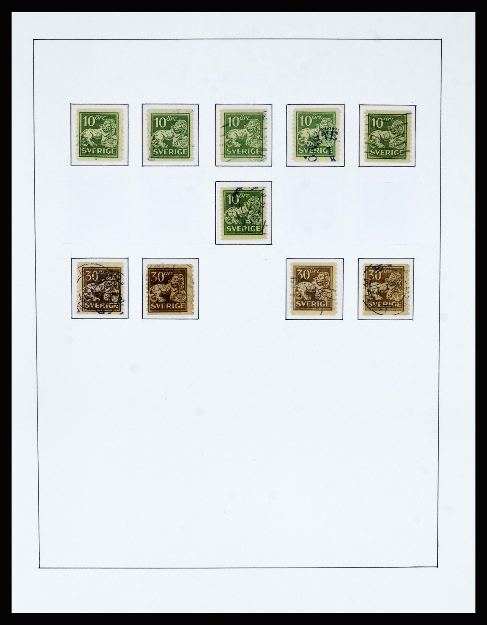 36482 058 - Postzegelverzameling 36482 Zweden 1855-1975.