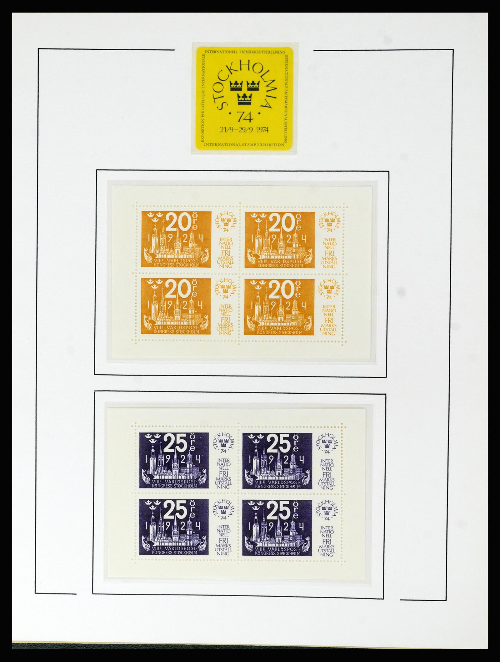 36482 201 - Postzegelverzameling 36482 Zweden 1855-1975.