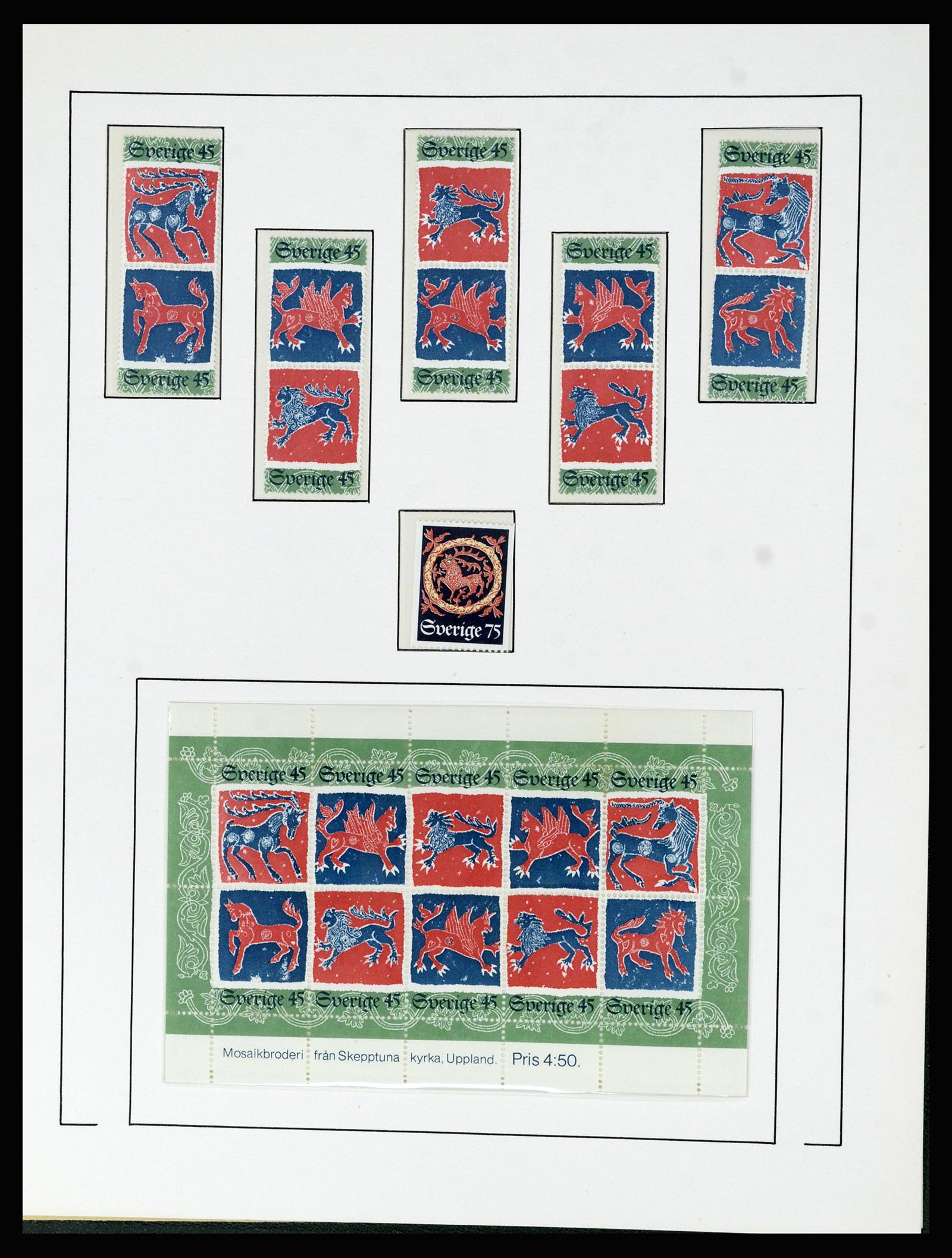 36482 204 - Postzegelverzameling 36482 Zweden 1855-1975.