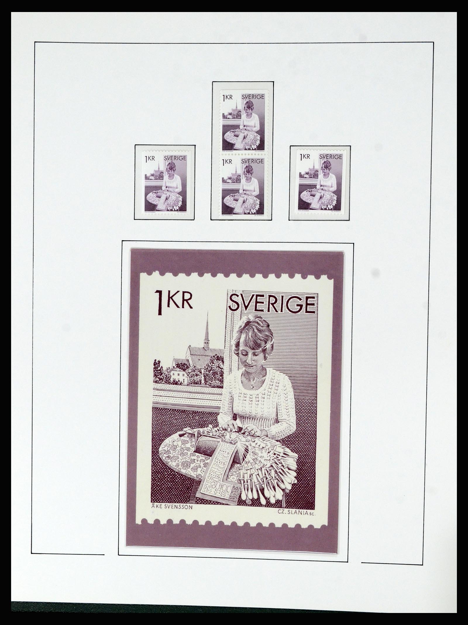36482 205 - Postzegelverzameling 36482 Zweden 1855-1975.