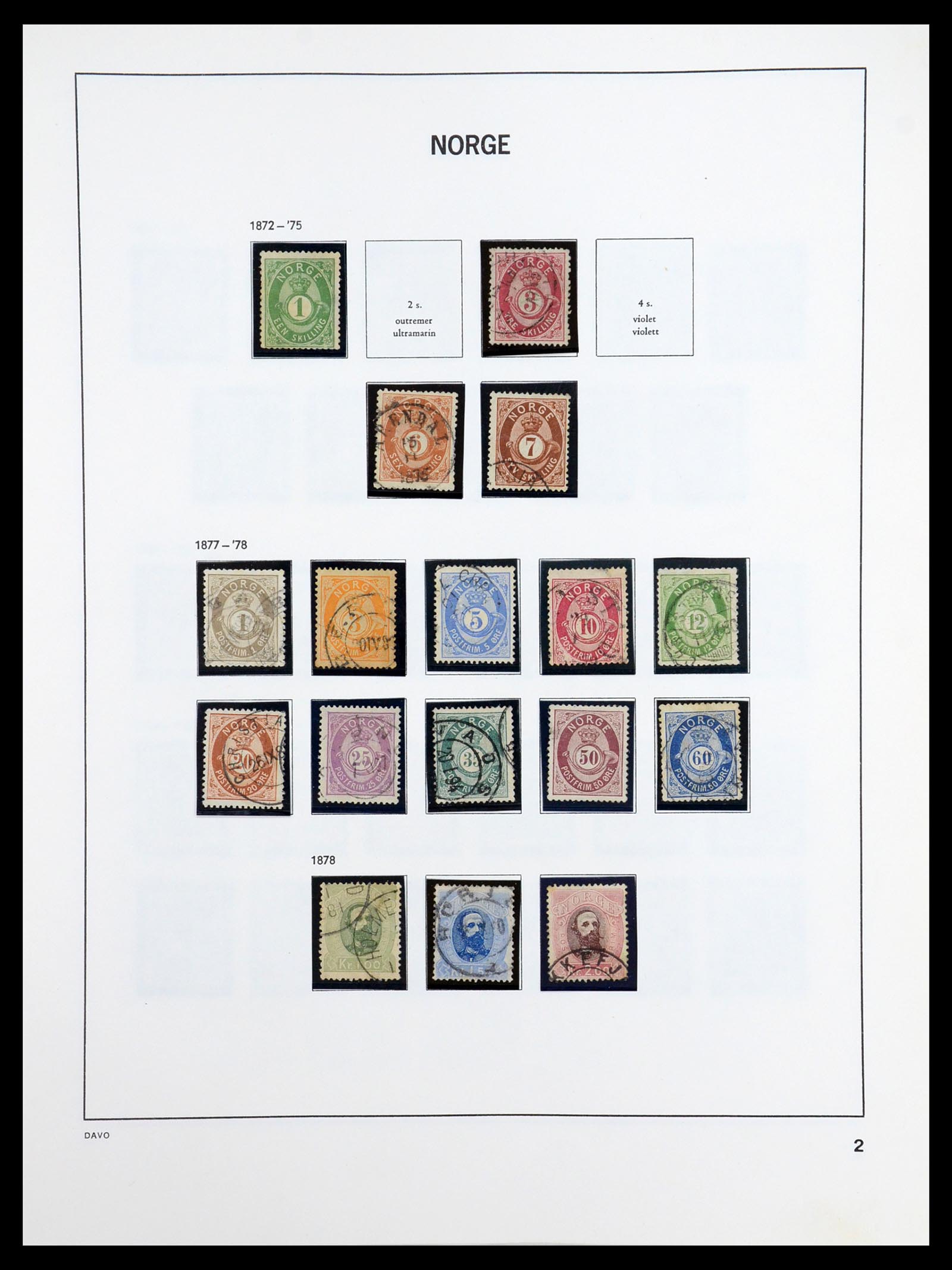 36484 003 - Postzegelverzameling 36484 Noorwegen 1855-2004.