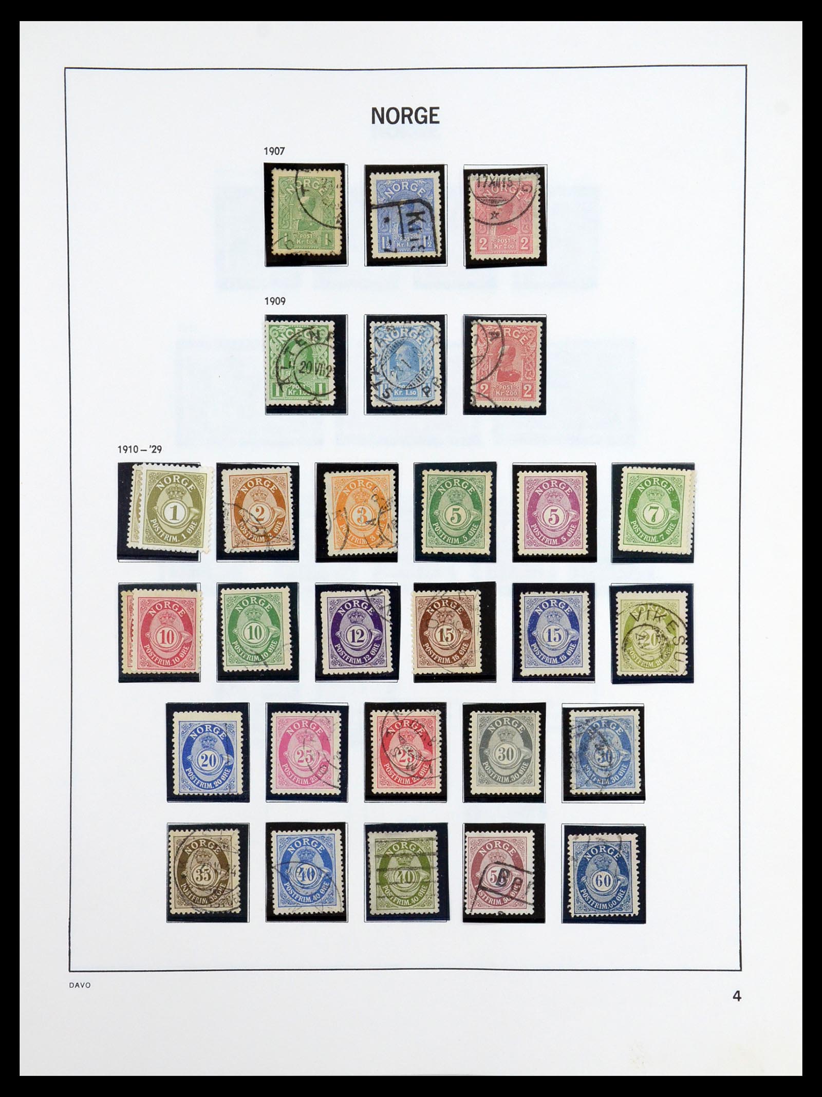 36484 005 - Postzegelverzameling 36484 Noorwegen 1855-2004.