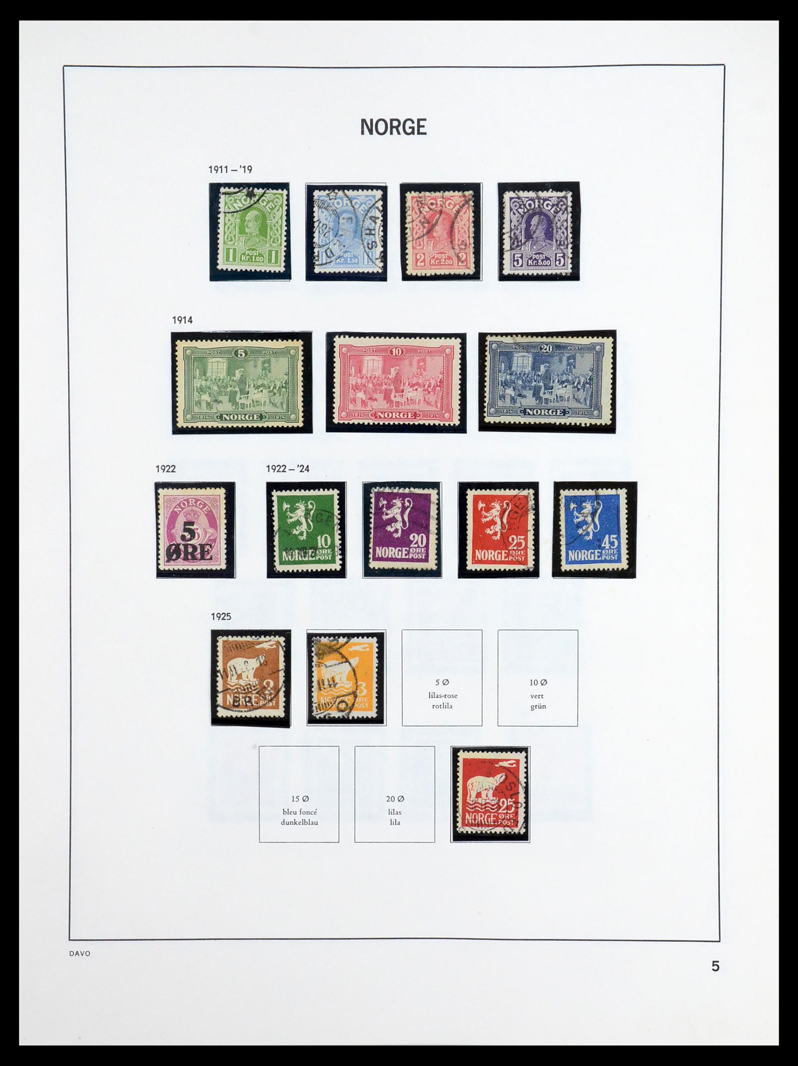 36484 006 - Postzegelverzameling 36484 Noorwegen 1855-2004.