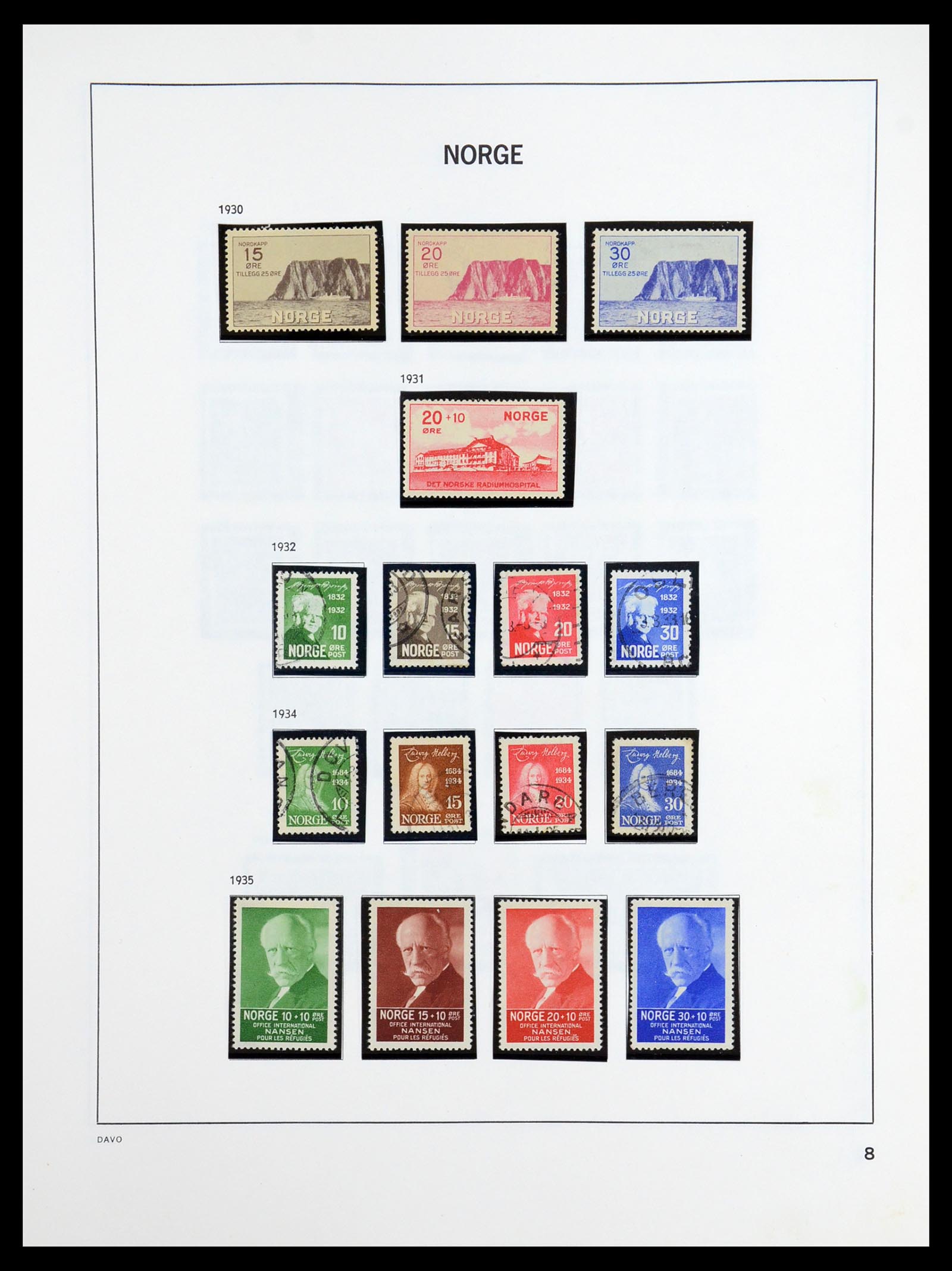 36484 009 - Postzegelverzameling 36484 Noorwegen 1855-2004.