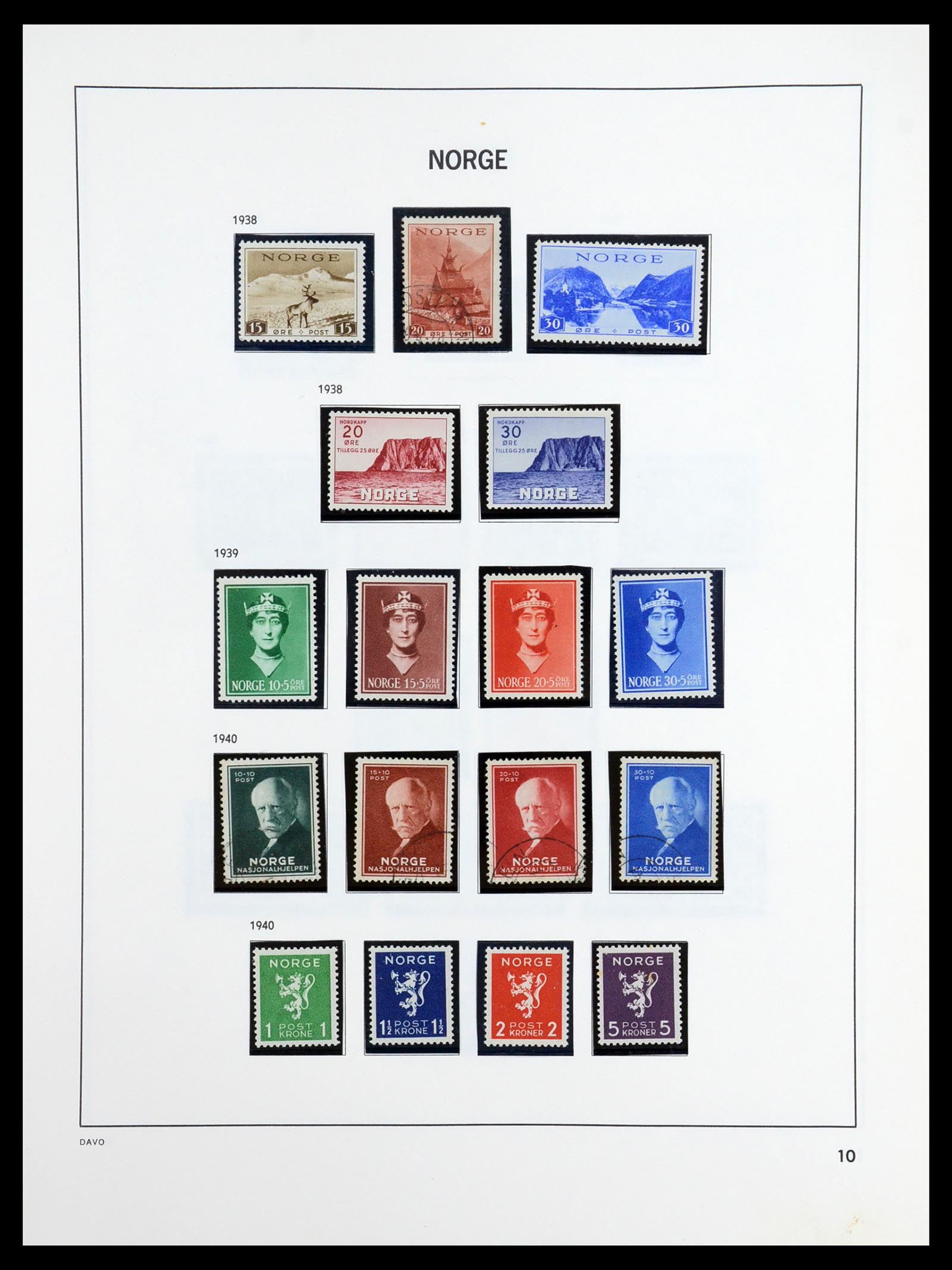 36484 011 - Postzegelverzameling 36484 Noorwegen 1855-2004.