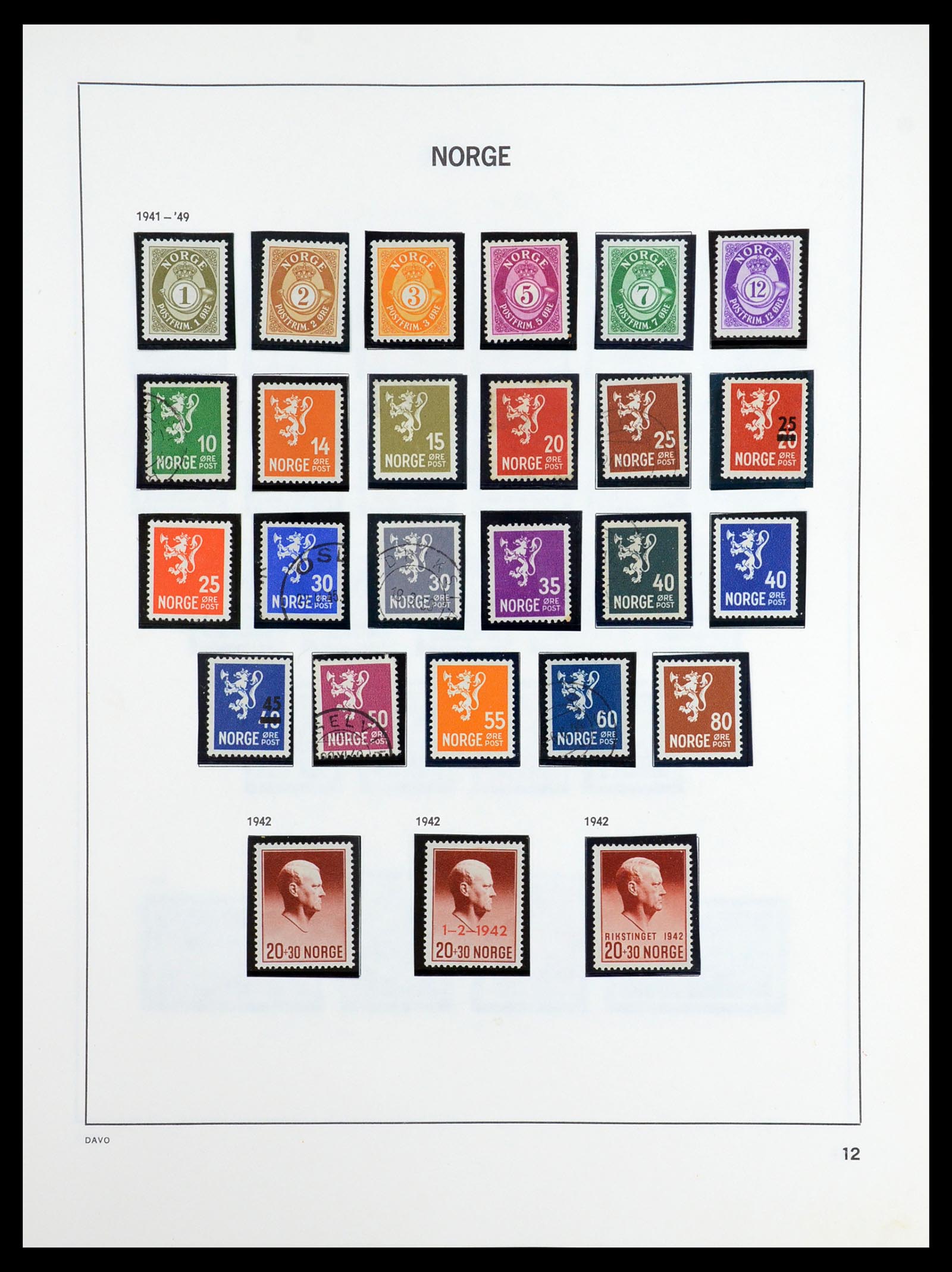 36484 013 - Postzegelverzameling 36484 Noorwegen 1855-2004.