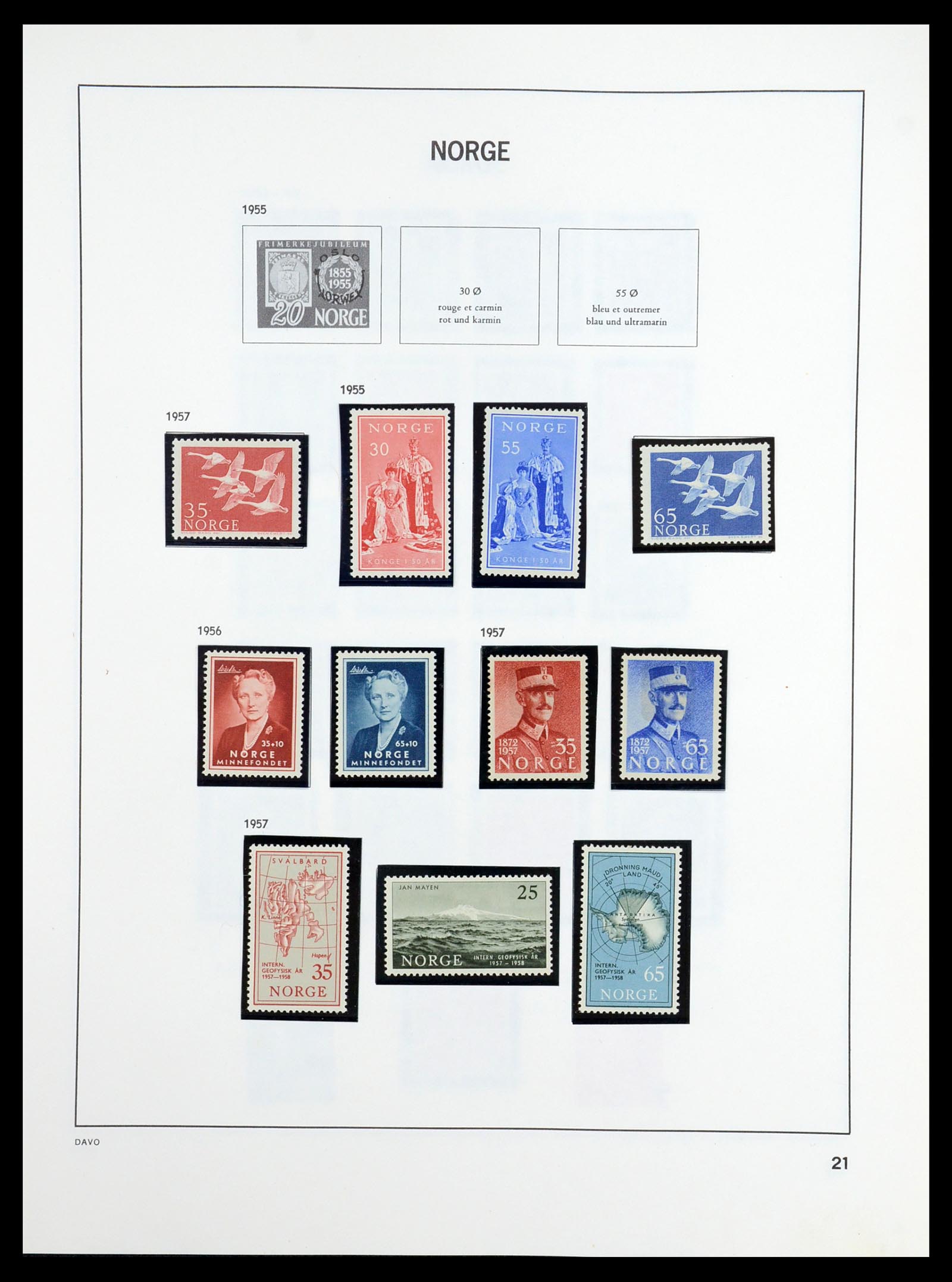 36484 022 - Postzegelverzameling 36484 Noorwegen 1855-2004.