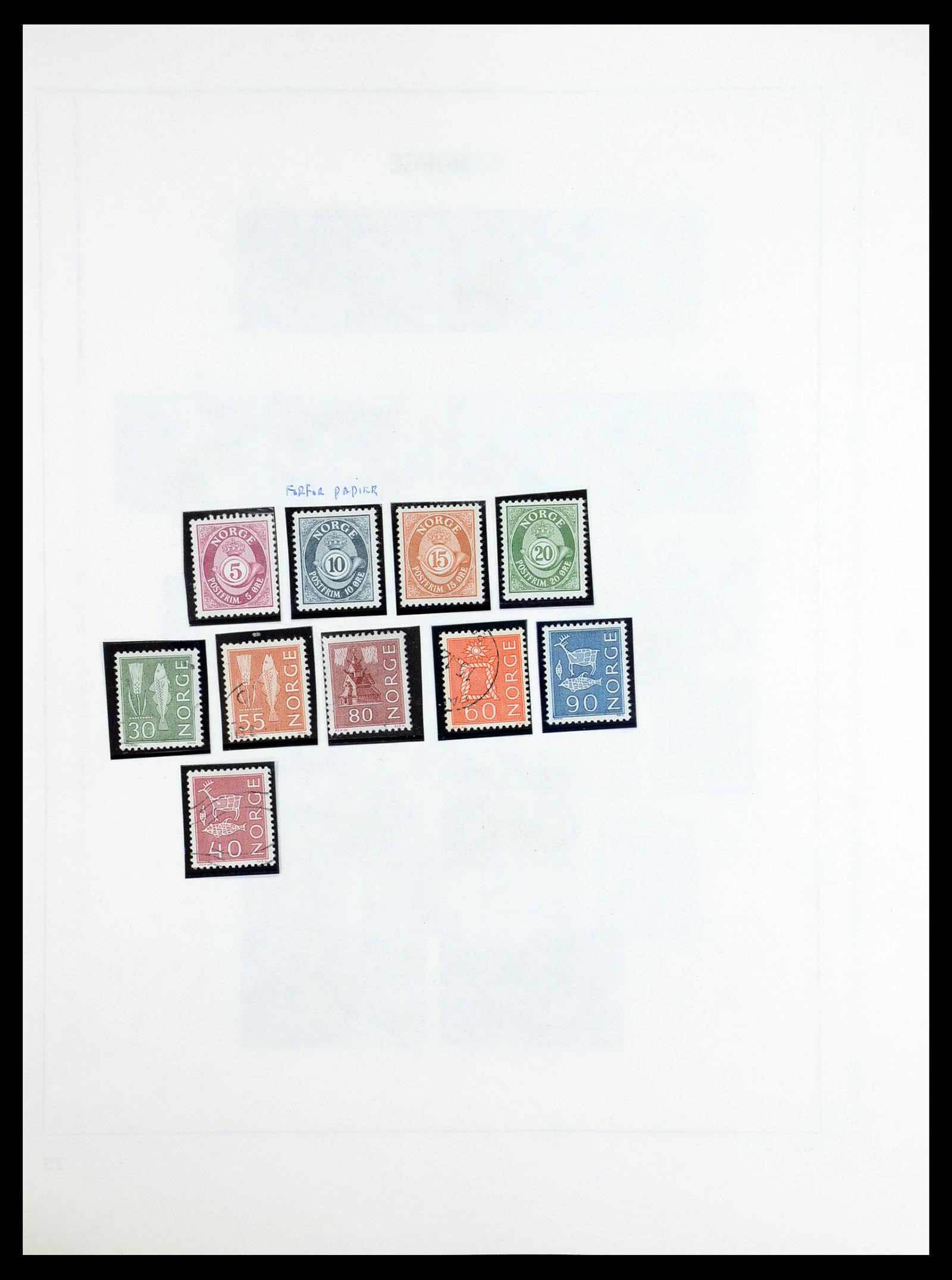36484 027 - Postzegelverzameling 36484 Noorwegen 1855-2004.