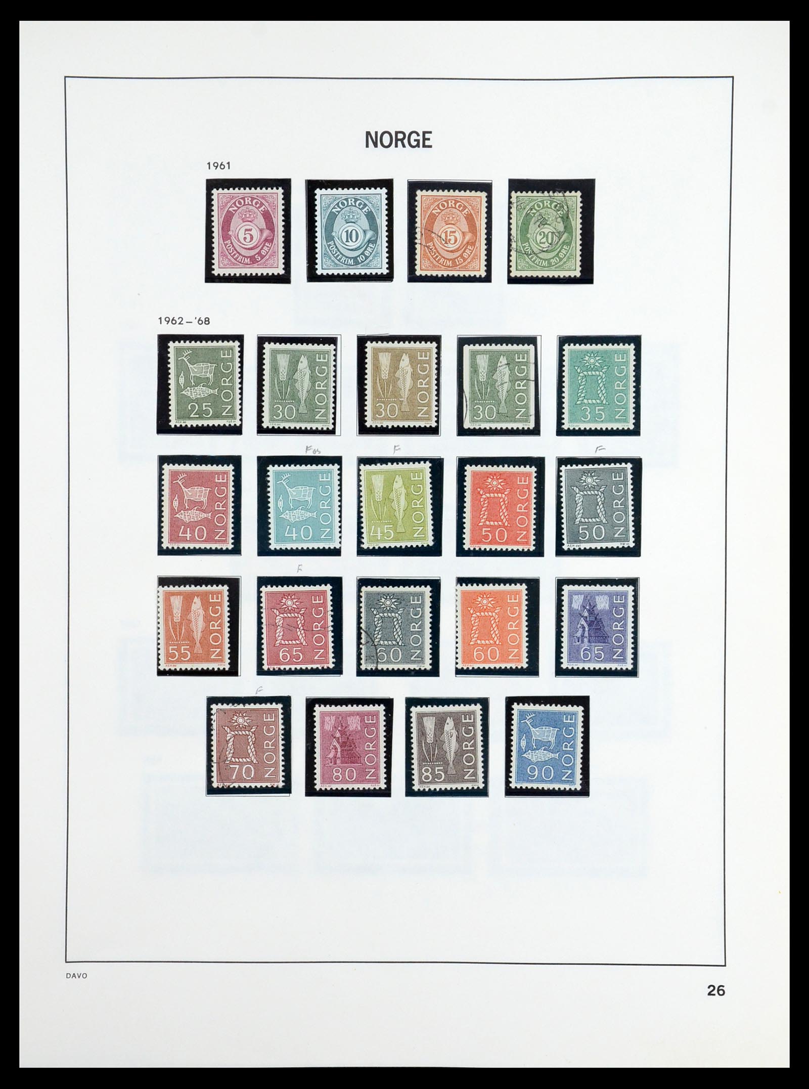 36484 028 - Postzegelverzameling 36484 Noorwegen 1855-2004.