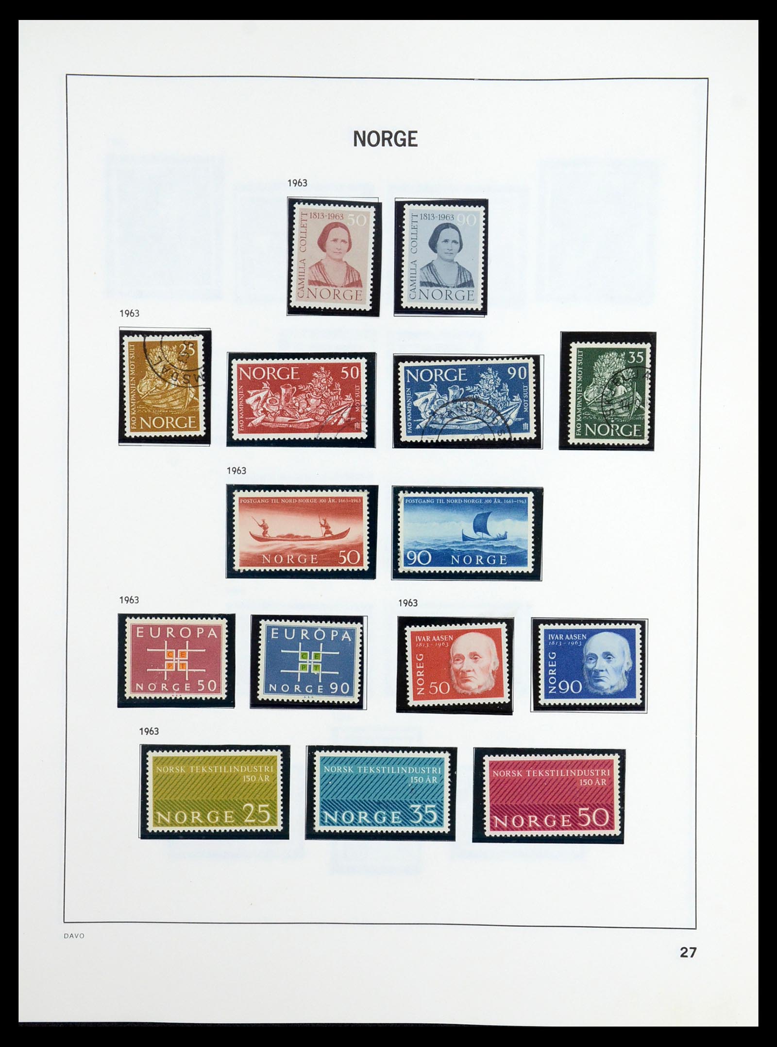 36484 029 - Postzegelverzameling 36484 Noorwegen 1855-2004.