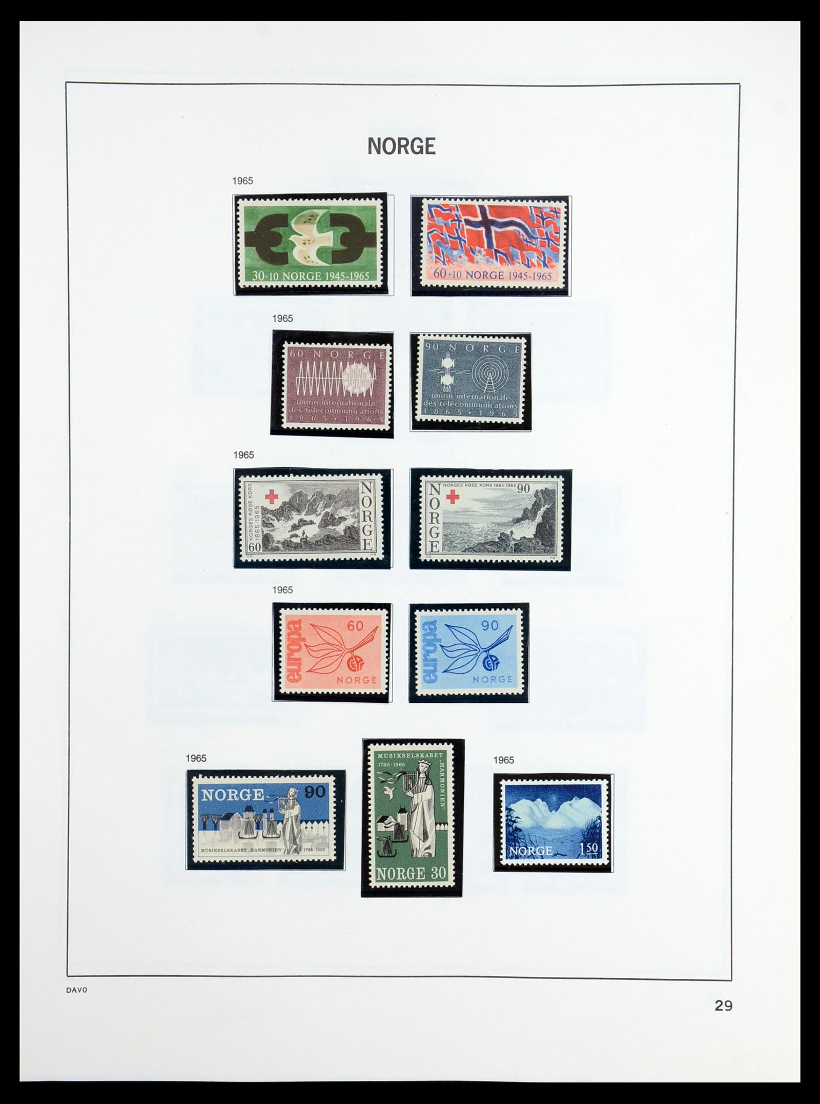 36484 031 - Postzegelverzameling 36484 Noorwegen 1855-2004.