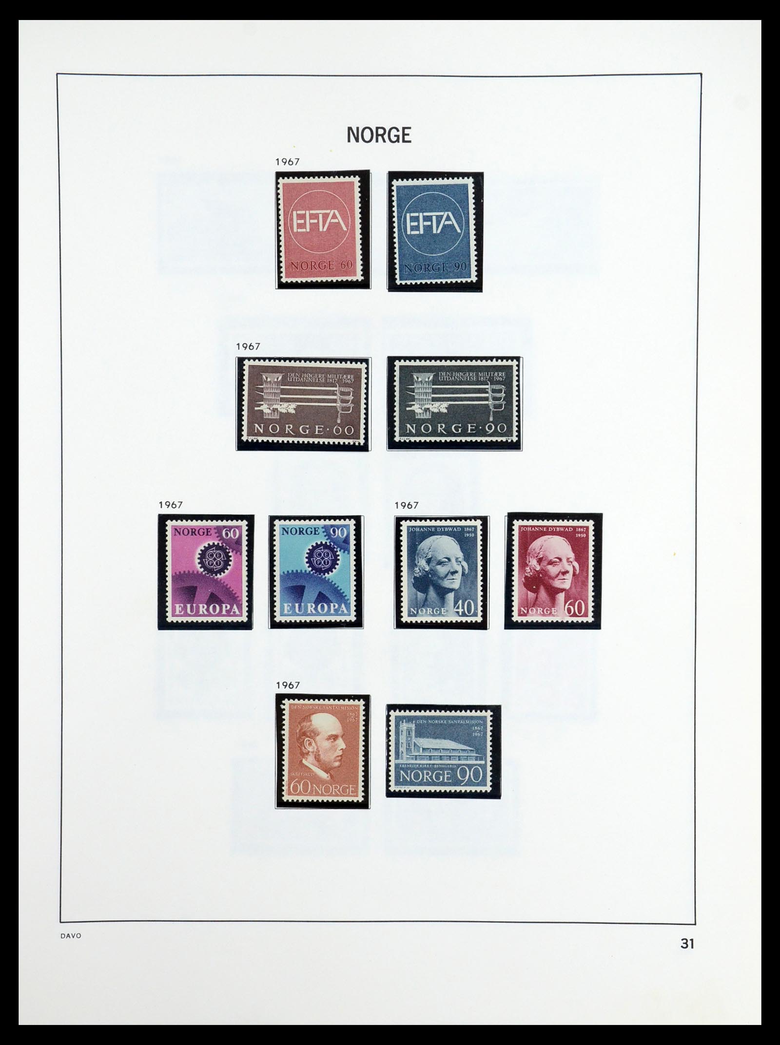 36484 033 - Postzegelverzameling 36484 Noorwegen 1855-2004.