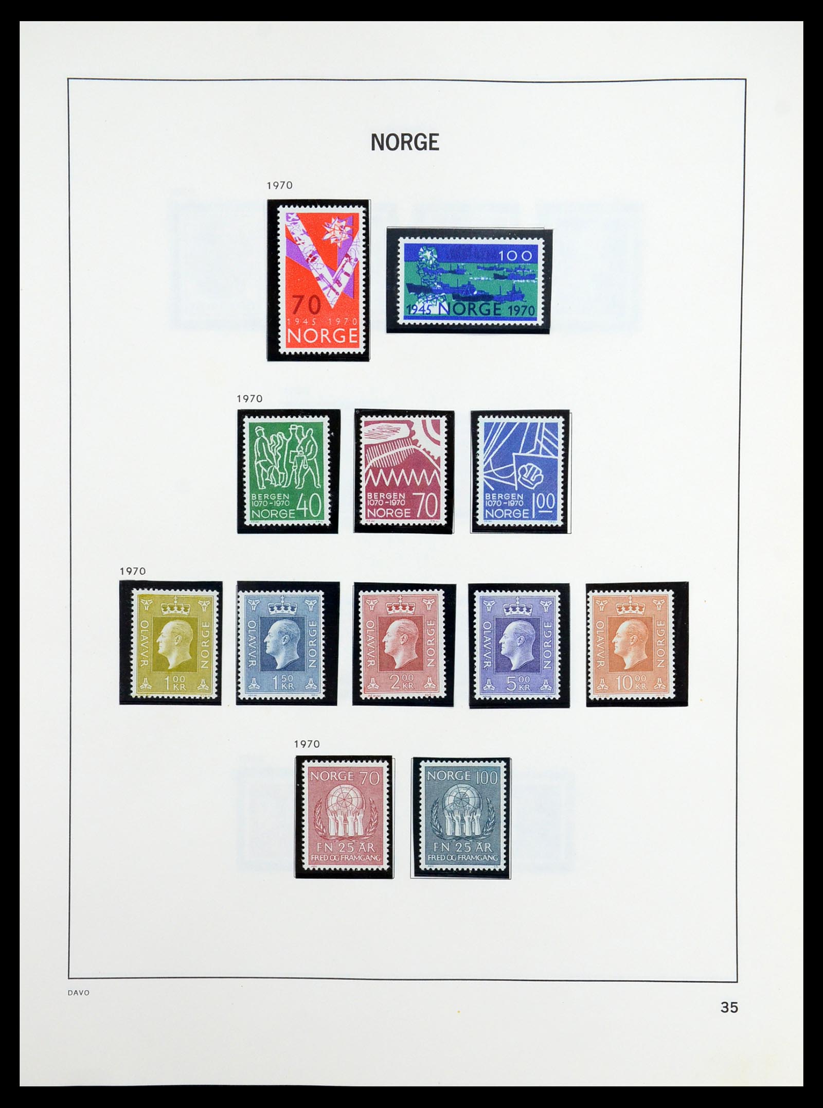 36484 037 - Postzegelverzameling 36484 Noorwegen 1855-2004.