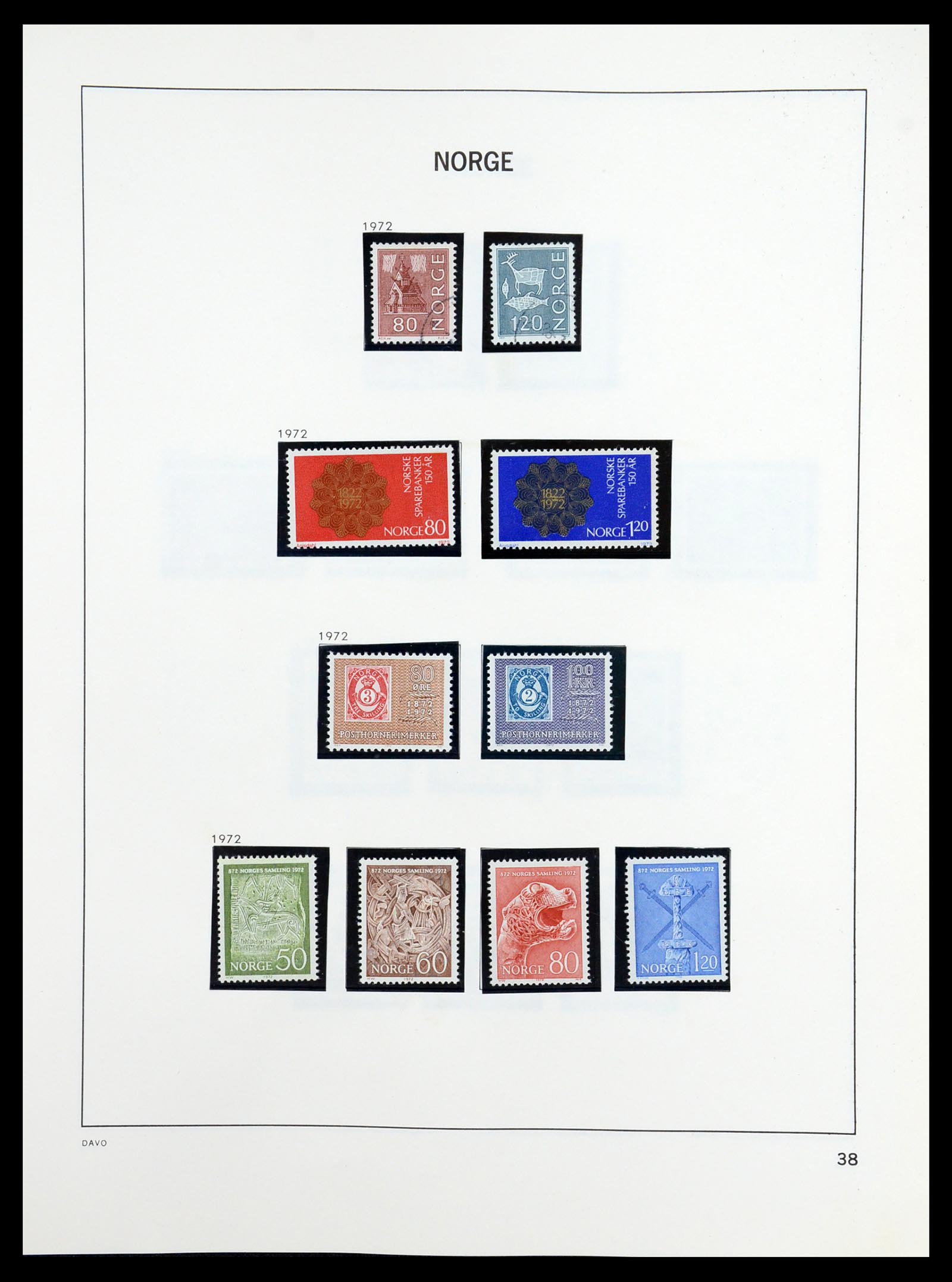 36484 040 - Postzegelverzameling 36484 Noorwegen 1855-2004.