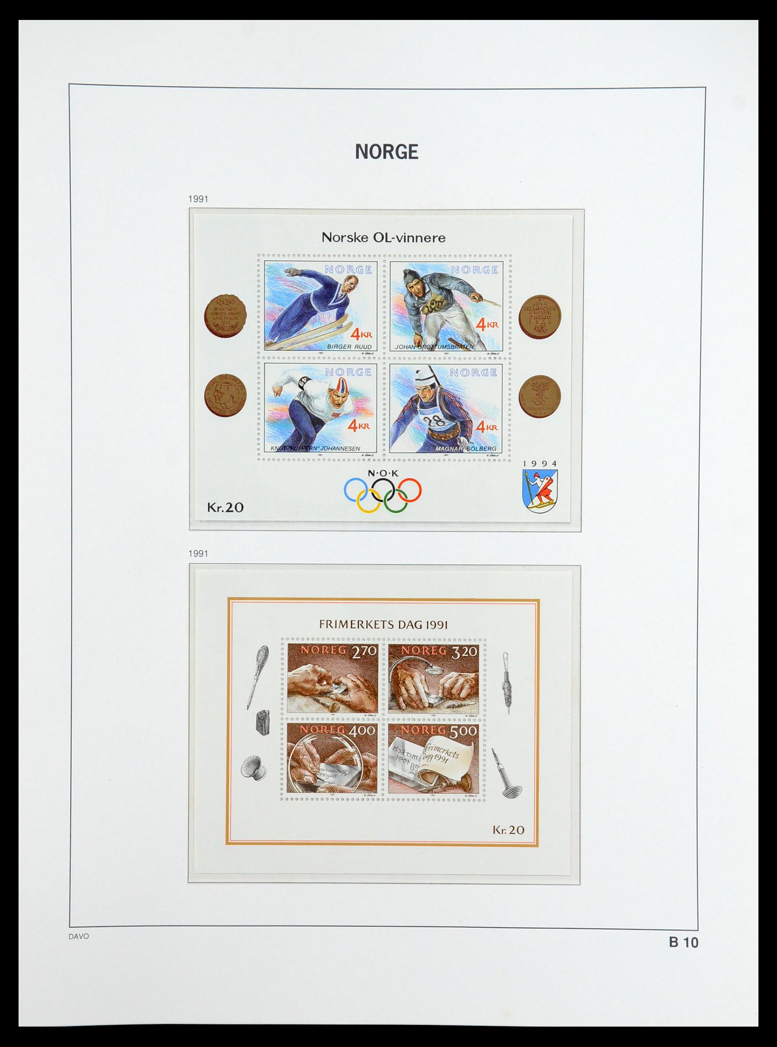 36484 055 - Postzegelverzameling 36484 Noorwegen 1855-2004.
