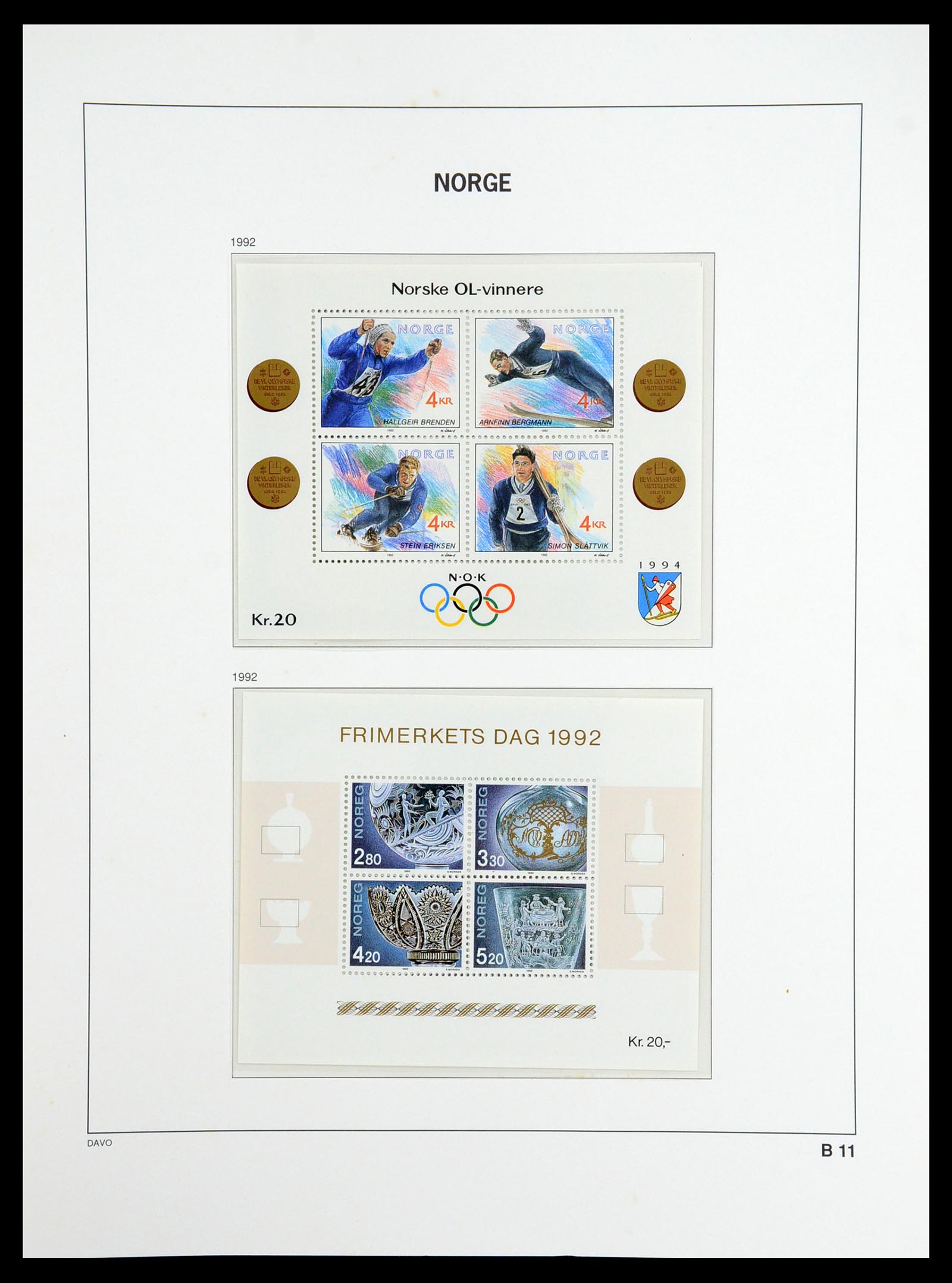 36484 056 - Postzegelverzameling 36484 Noorwegen 1855-2004.