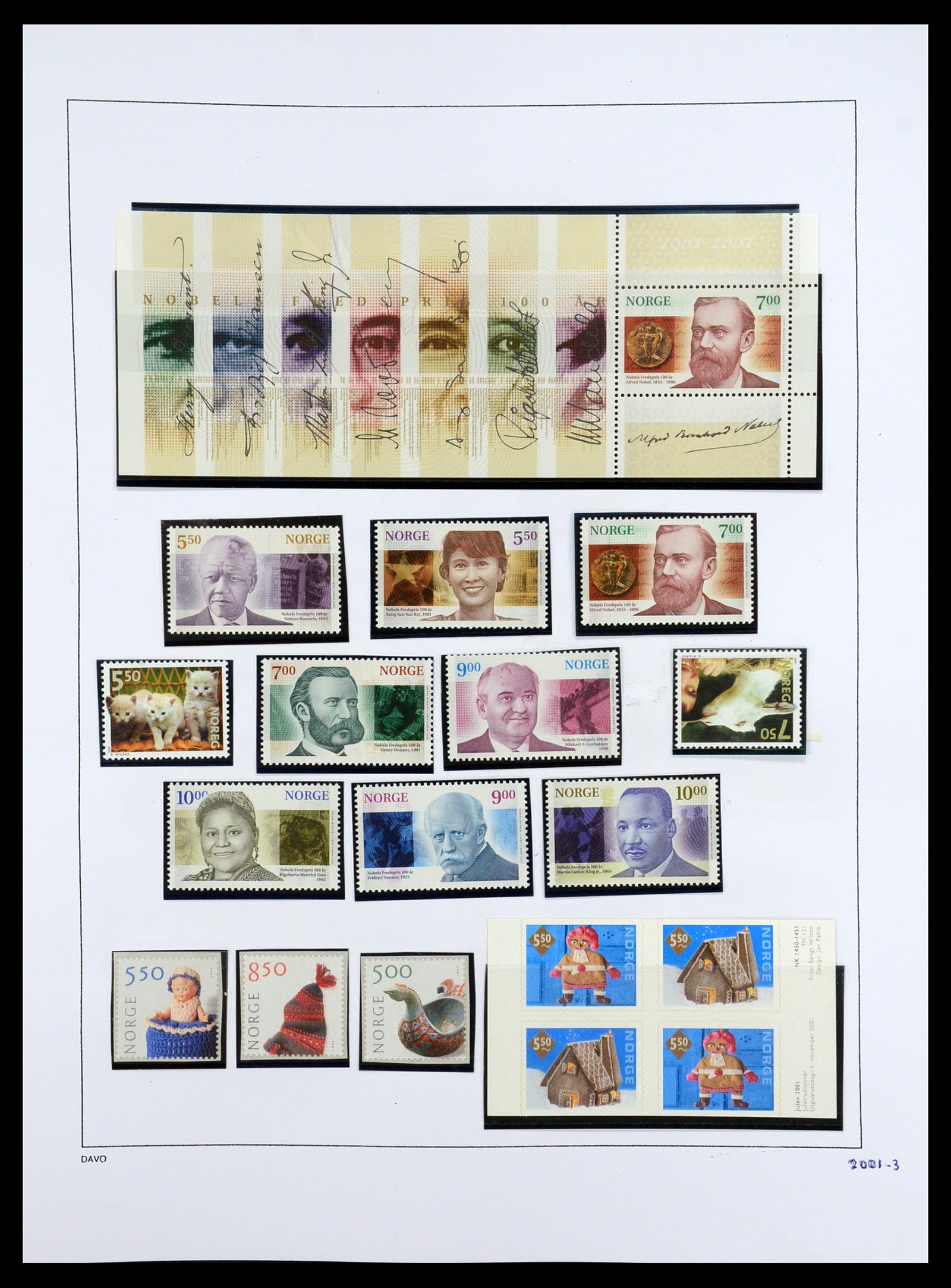 36484 145 - Postzegelverzameling 36484 Noorwegen 1855-2004.