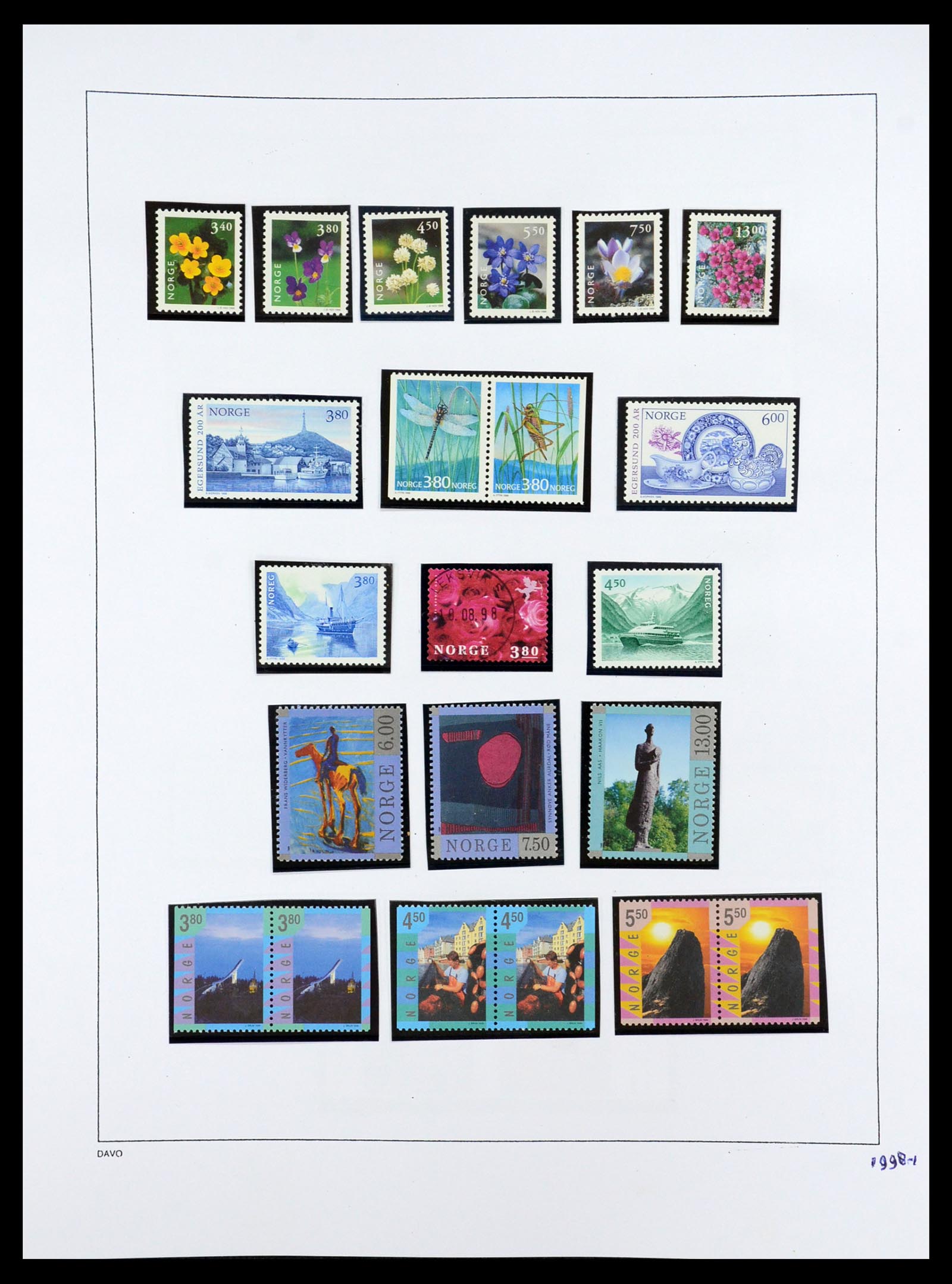 36484 154 - Postzegelverzameling 36484 Noorwegen 1855-2004.