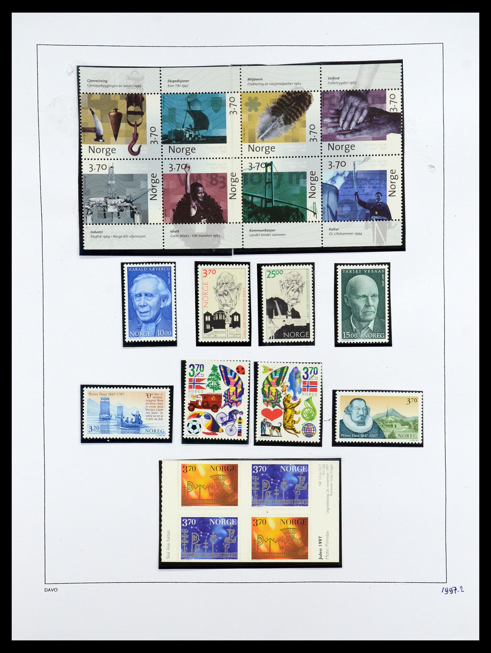 36484 155 - Postzegelverzameling 36484 Noorwegen 1855-2004.
