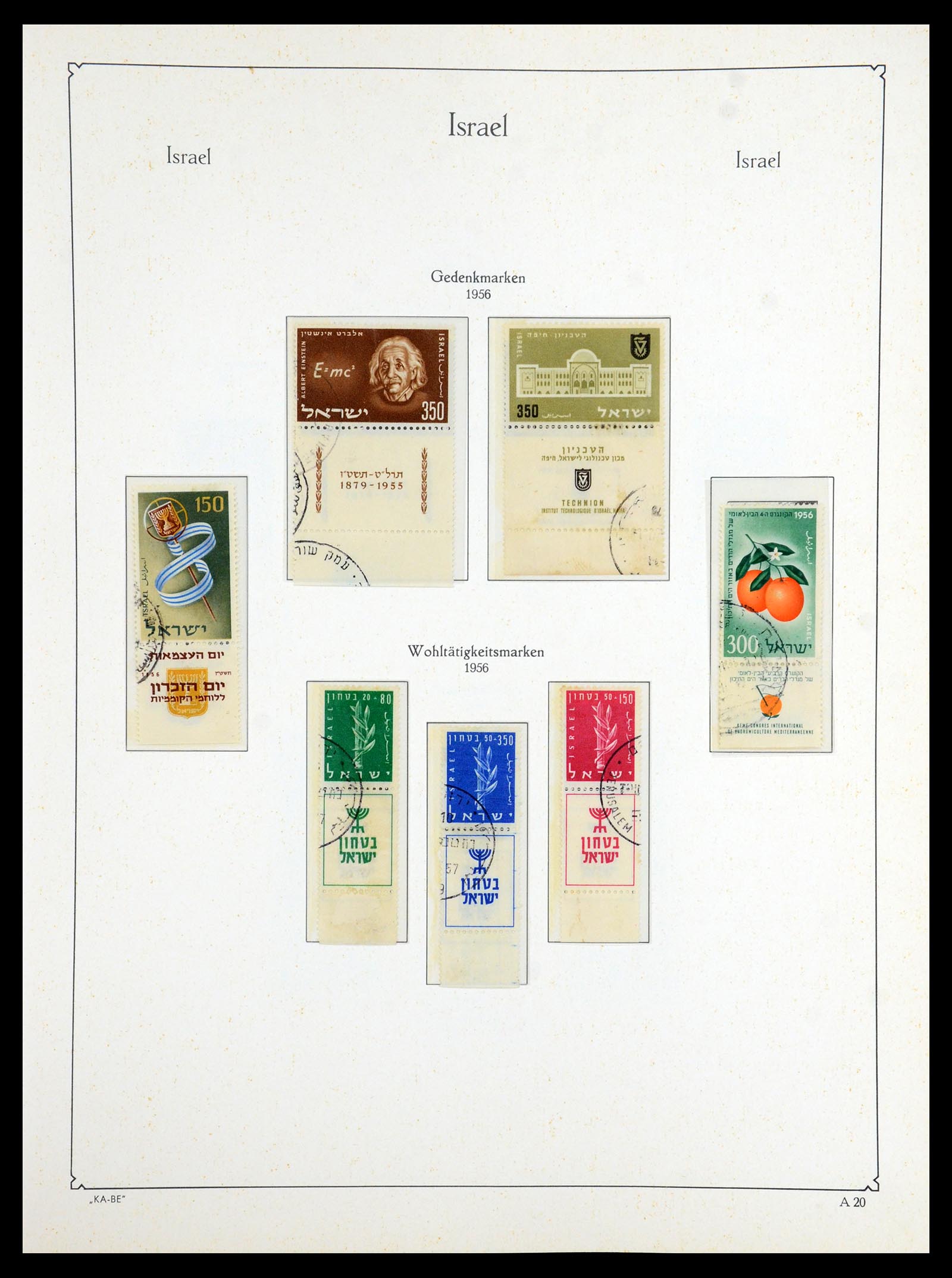 36487 019 - Postzegelverzameling 36487 Israël 1948-2002.