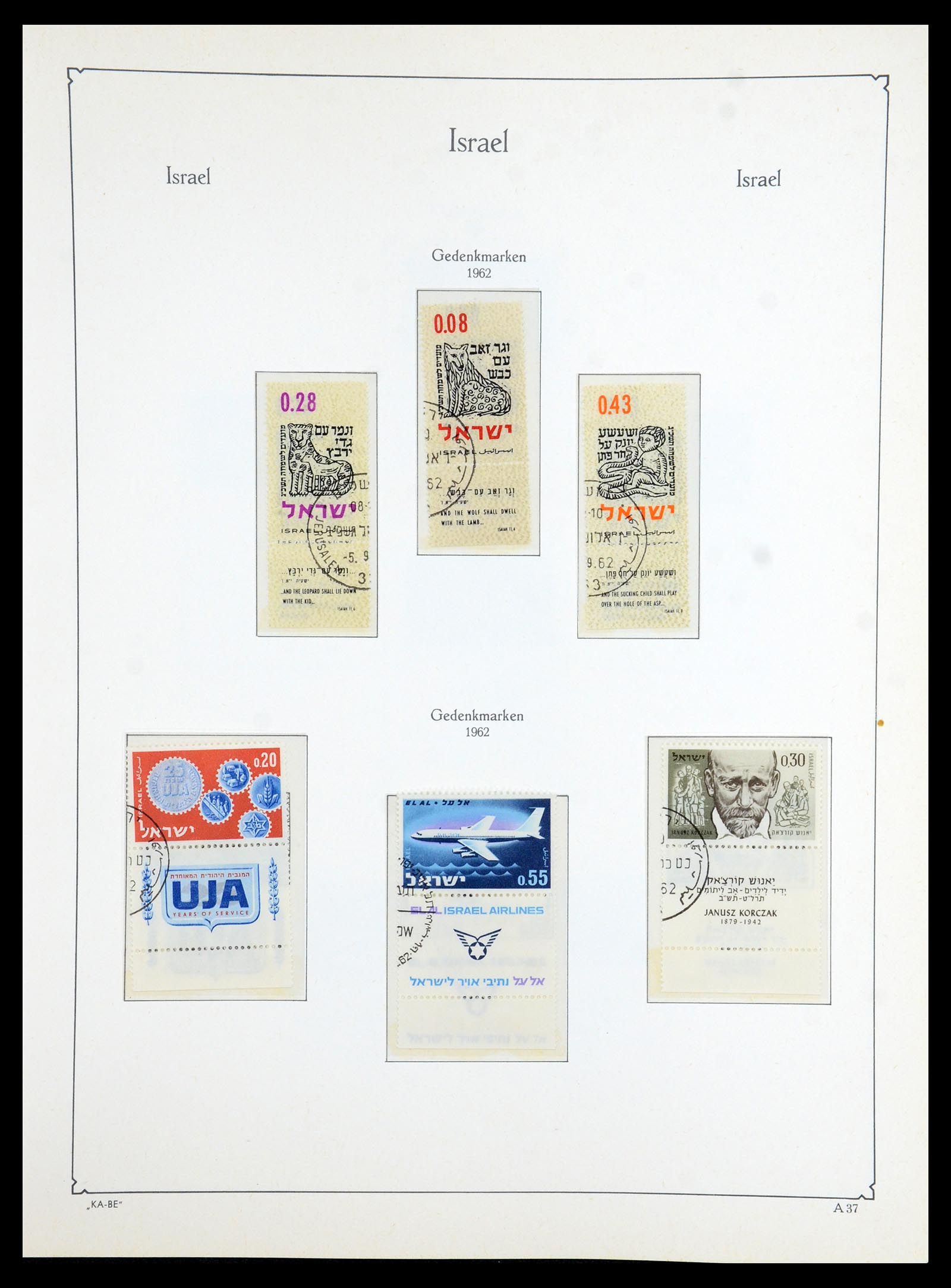 36487 035 - Stamp collection 36487 Israel 1948-2002.