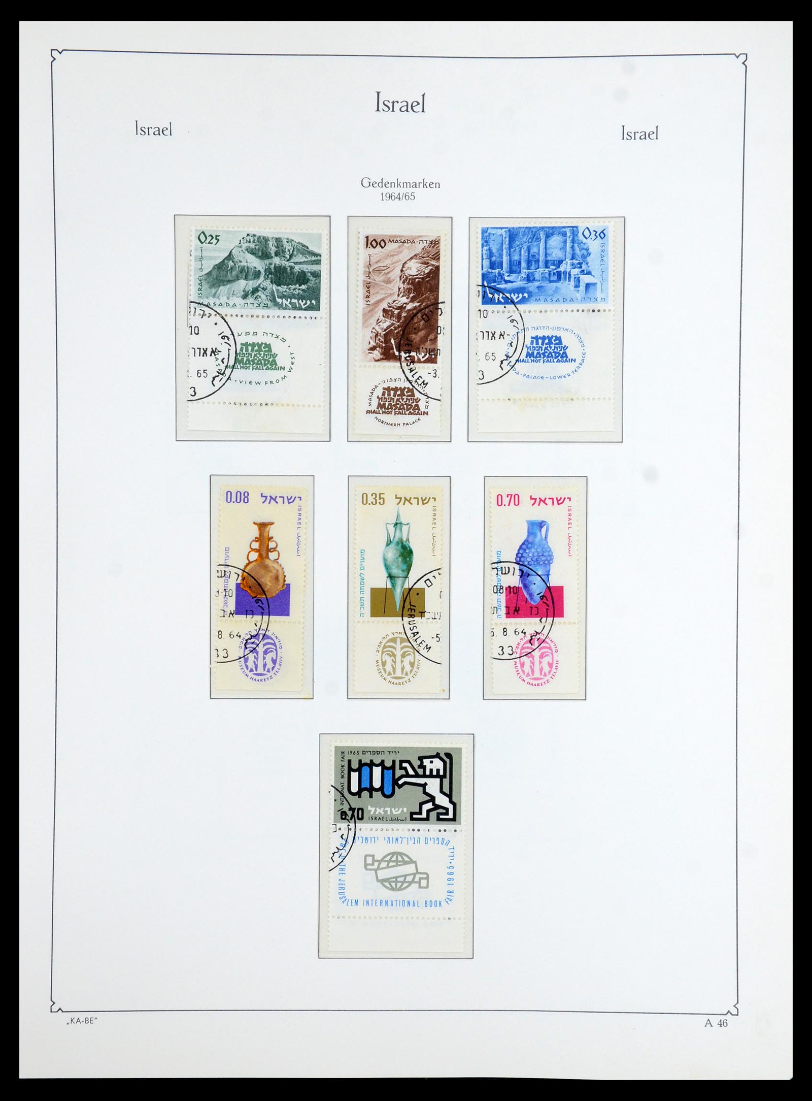 36487 045 - Stamp collection 36487 Israel 1948-2002.
