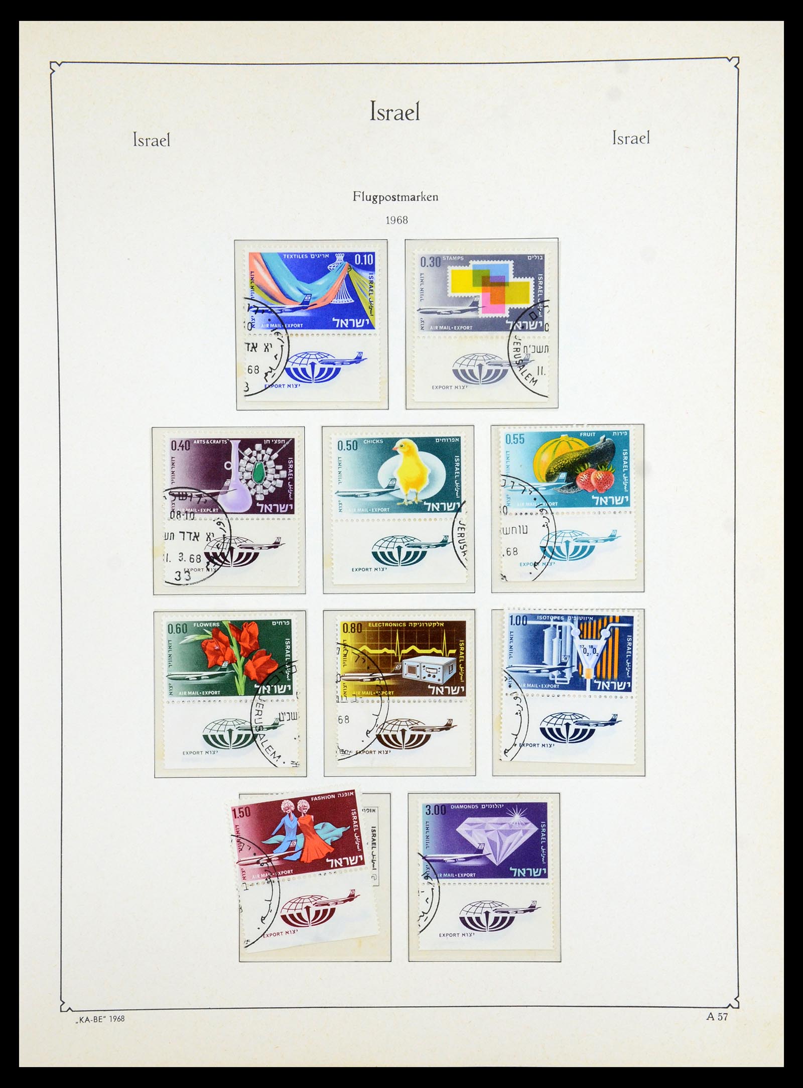 36487 056 - Stamp collection 36487 Israel 1948-2002.