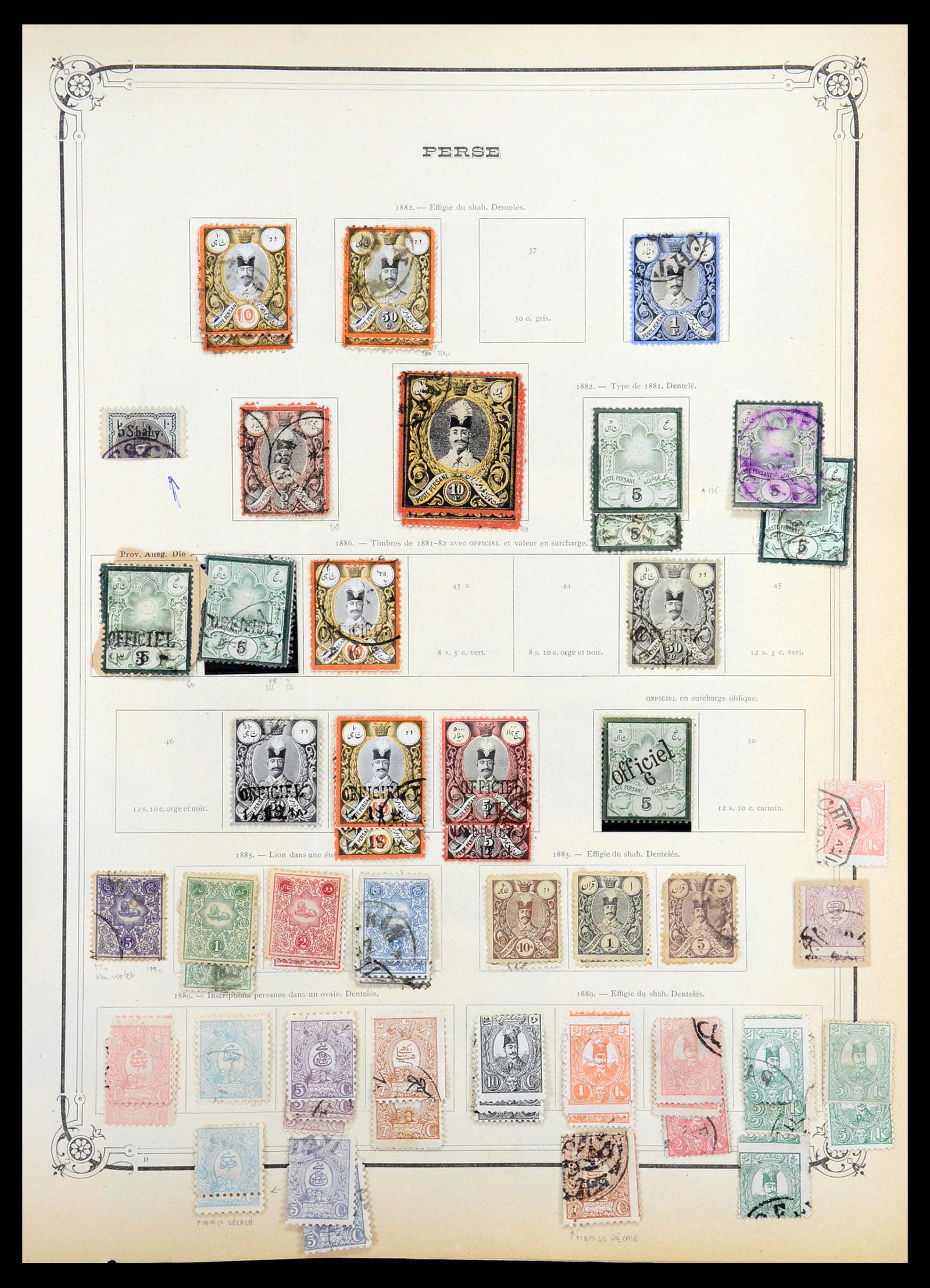 36488 012 - Postzegelverzameling 36488 Azië 1860-1930.