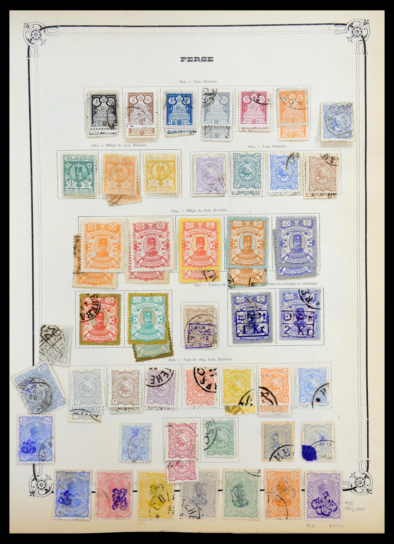 36488 013 - Postzegelverzameling 36488 Azië 1860-1930.