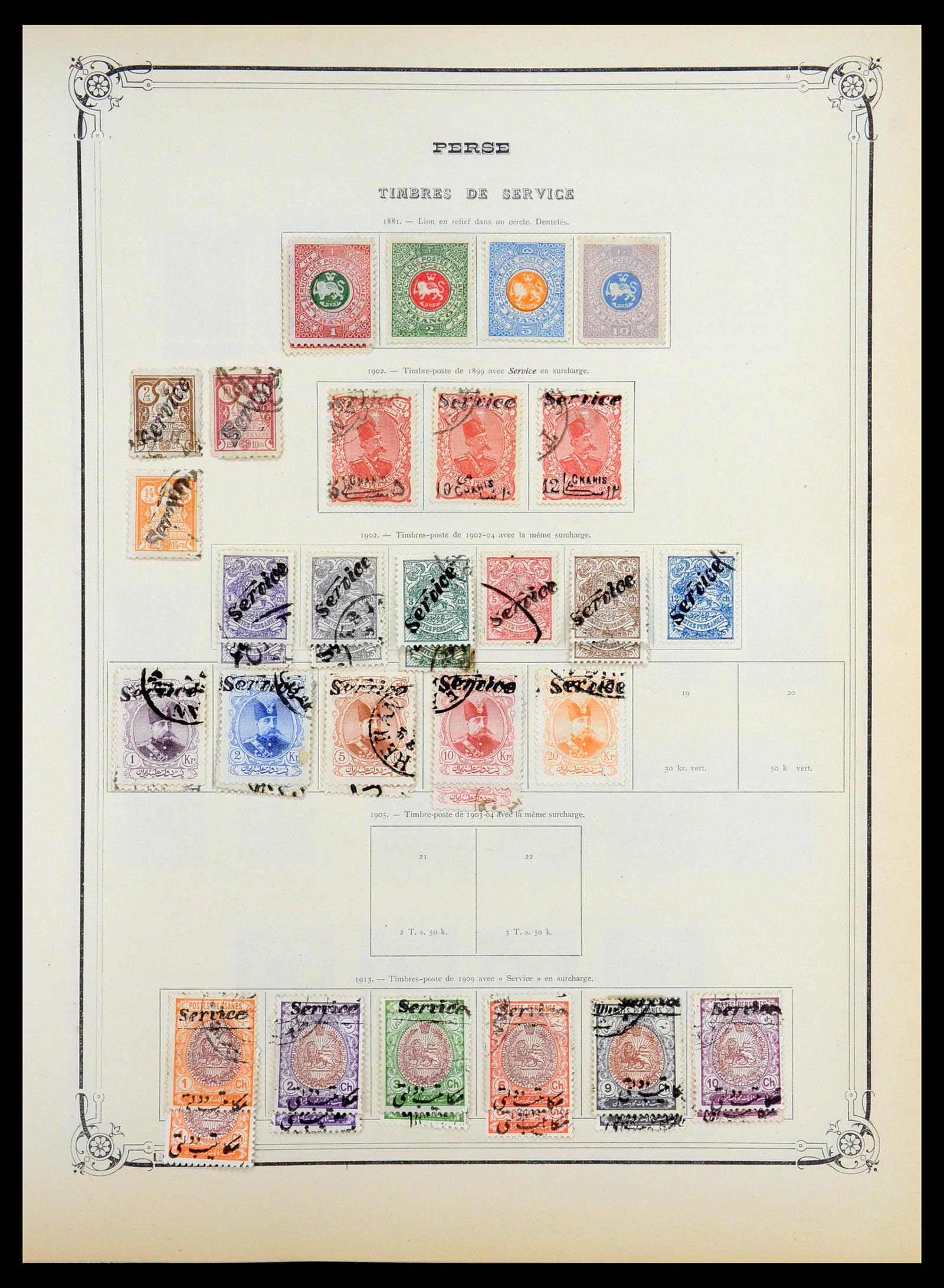 36488 035 - Postzegelverzameling 36488 Azië 1860-1930.