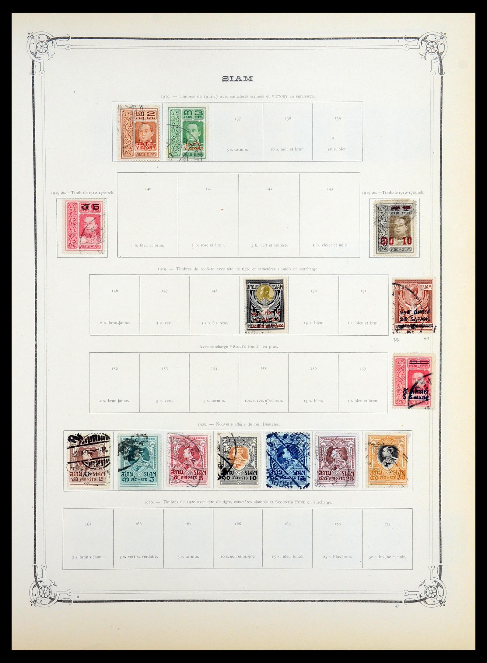 36488 047 - Postzegelverzameling 36488 Azië 1860-1930.