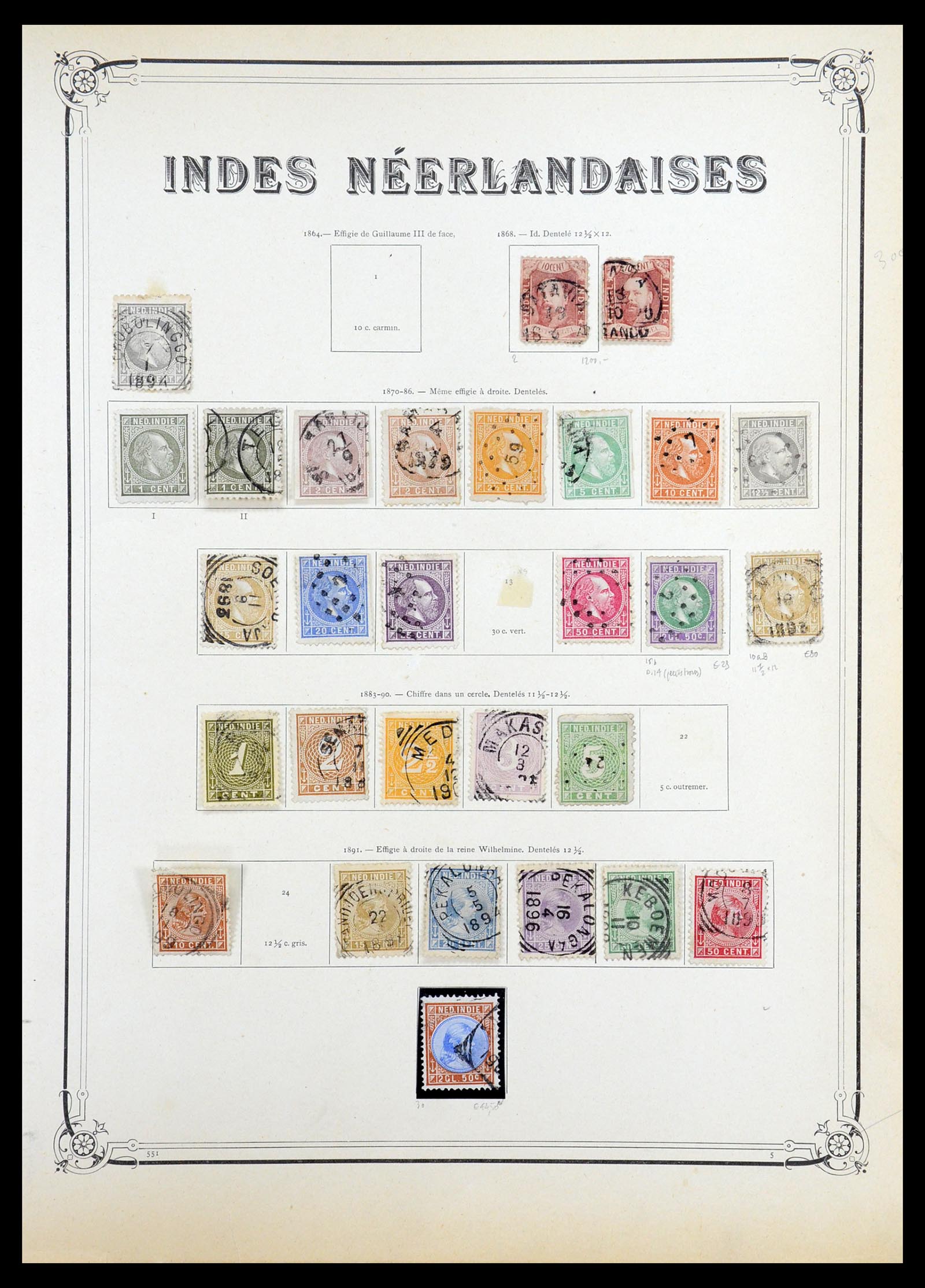 36488 062 - Postzegelverzameling 36488 Azië 1860-1930.