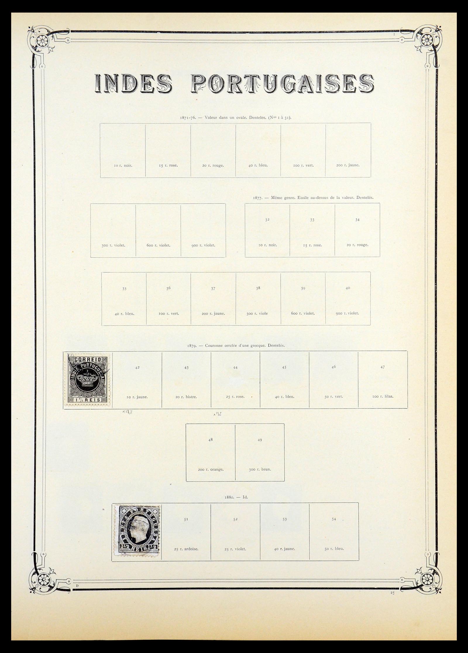 36488 074 - Postzegelverzameling 36488 Azië 1860-1930.