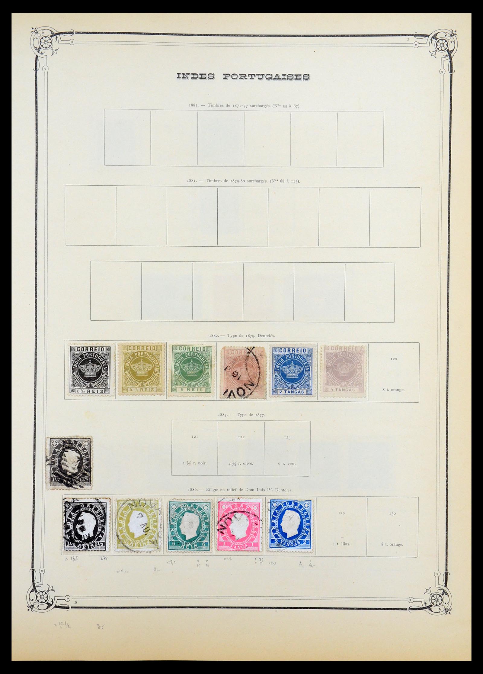 36488 075 - Postzegelverzameling 36488 Azië 1860-1930.