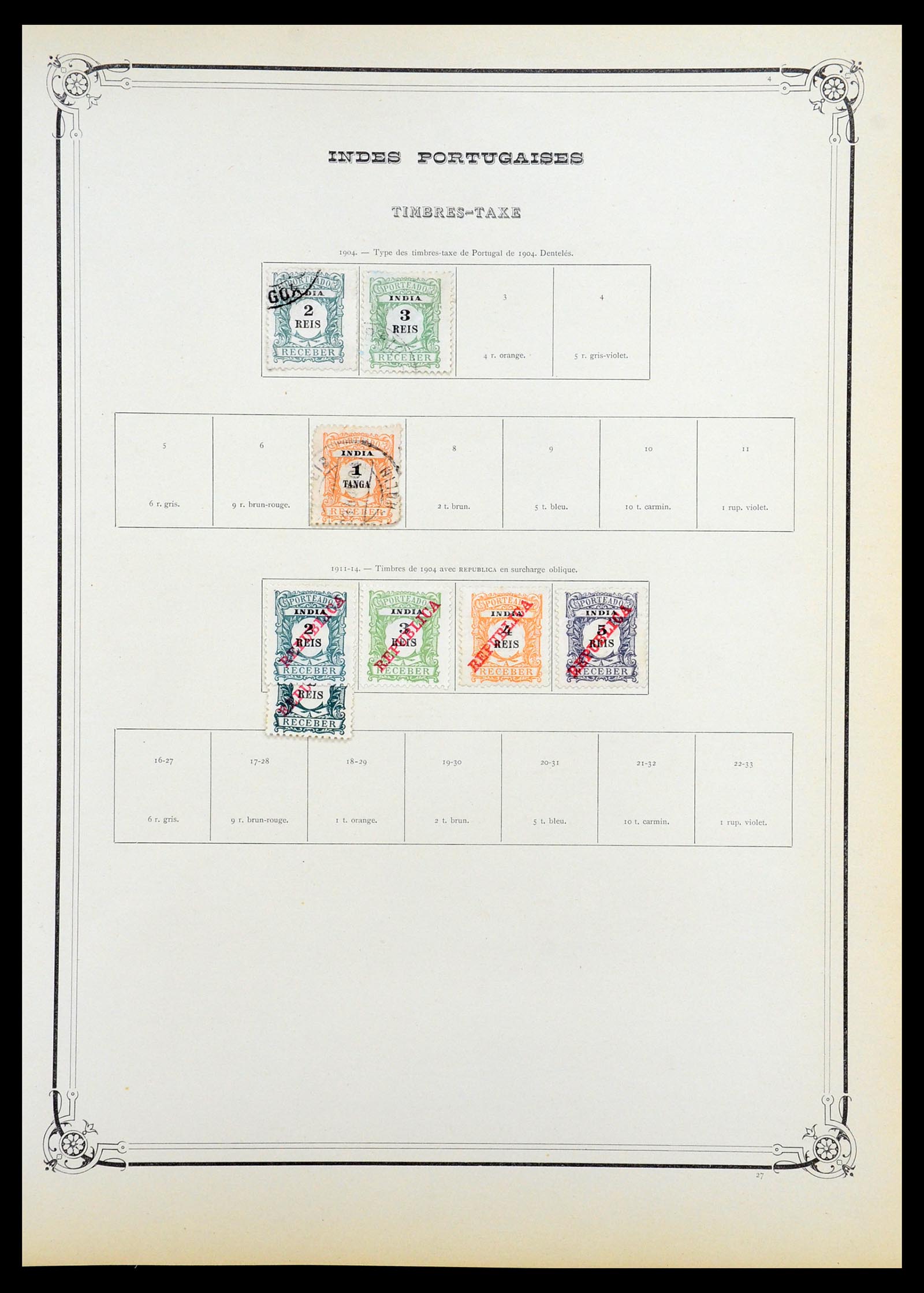 36488 084 - Postzegelverzameling 36488 Azië 1860-1930.