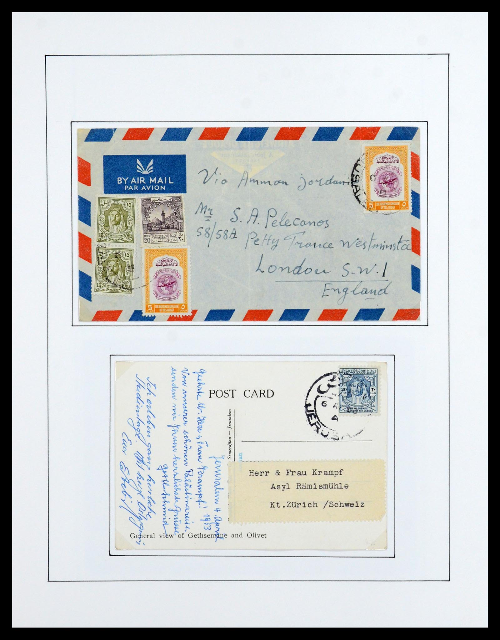 36492 009 - Postzegelverzameling 36492 Palestina 1948-1967.
