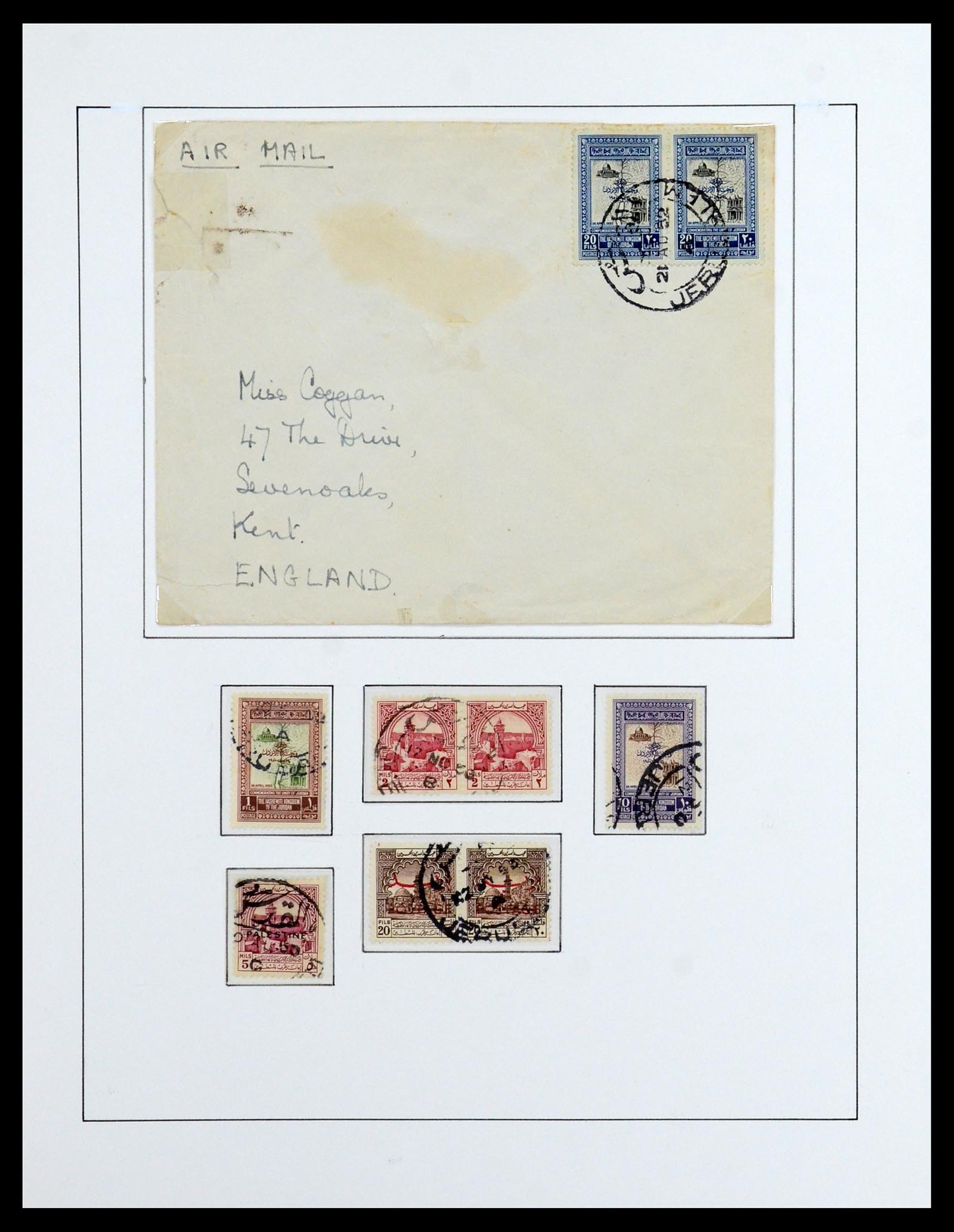 36492 012 - Postzegelverzameling 36492 Palestina 1948-1967.