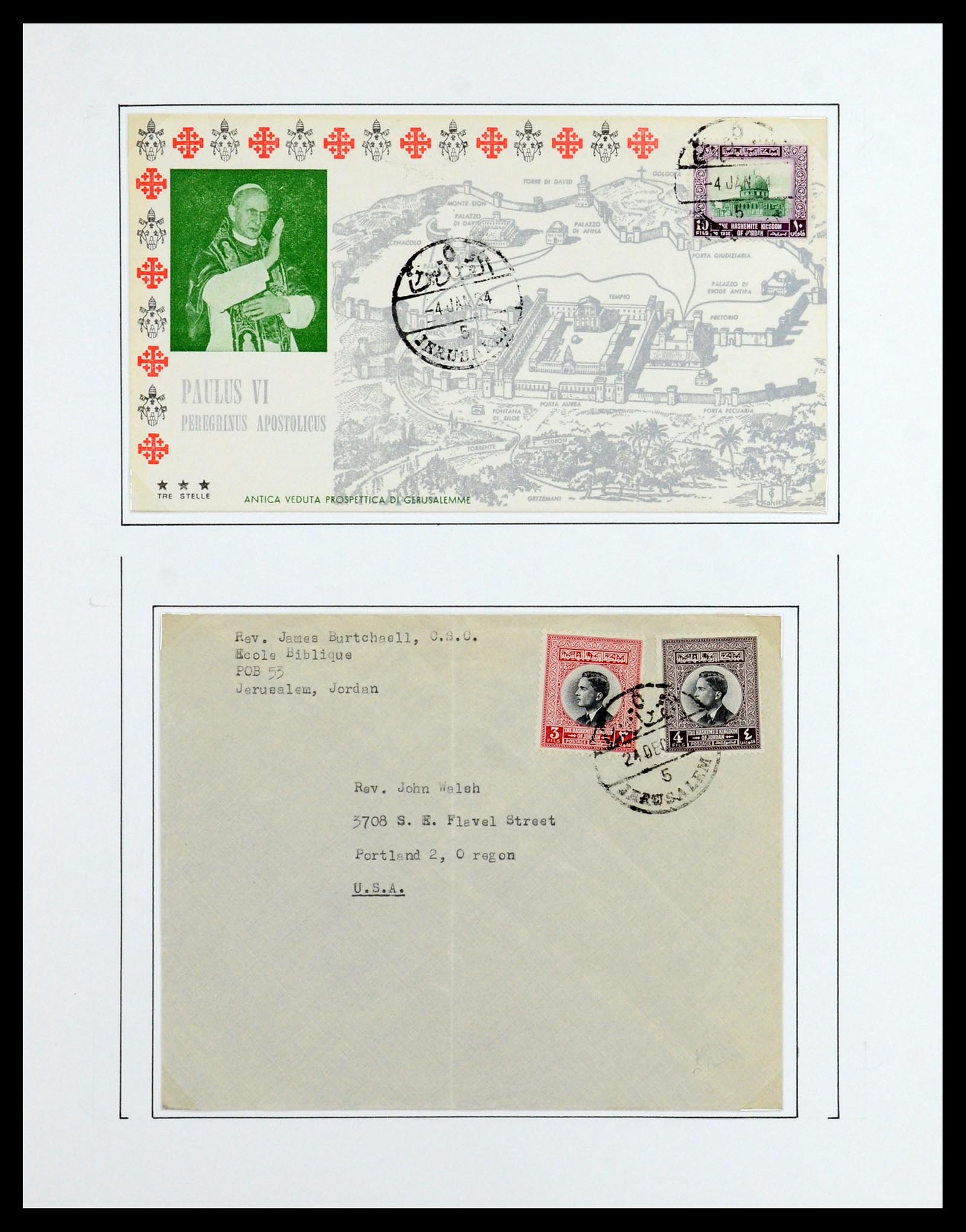 36492 024 - Postzegelverzameling 36492 Palestina 1948-1967.
