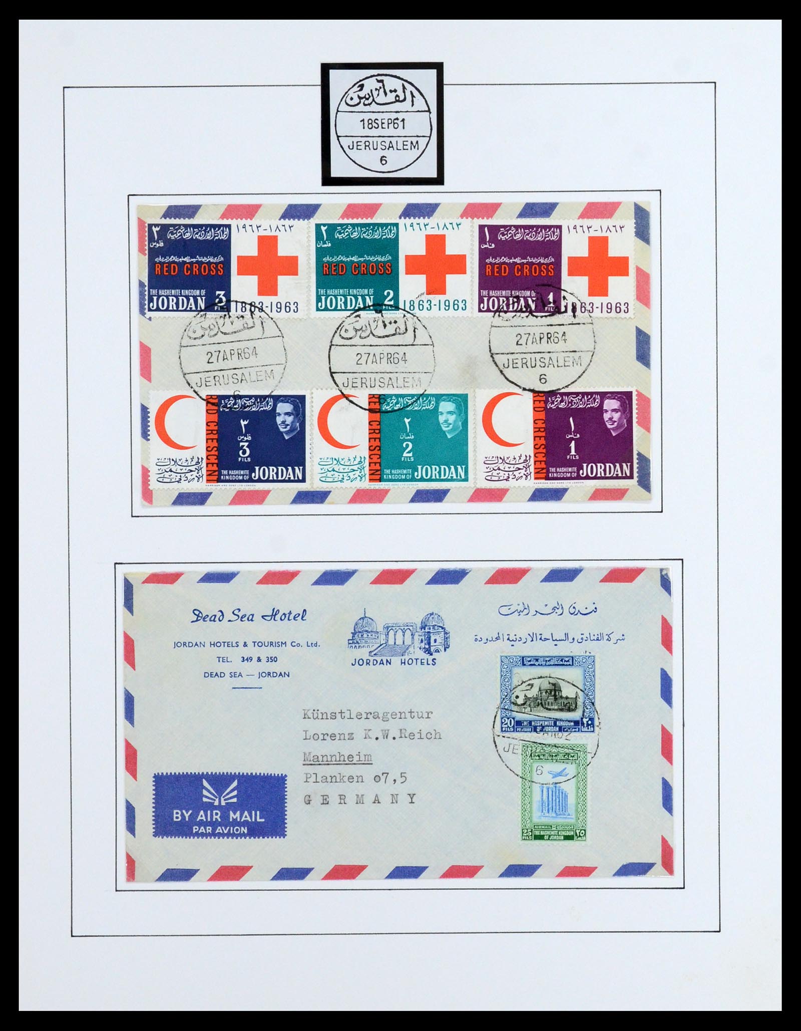 36492 028 - Postzegelverzameling 36492 Palestina 1948-1967.